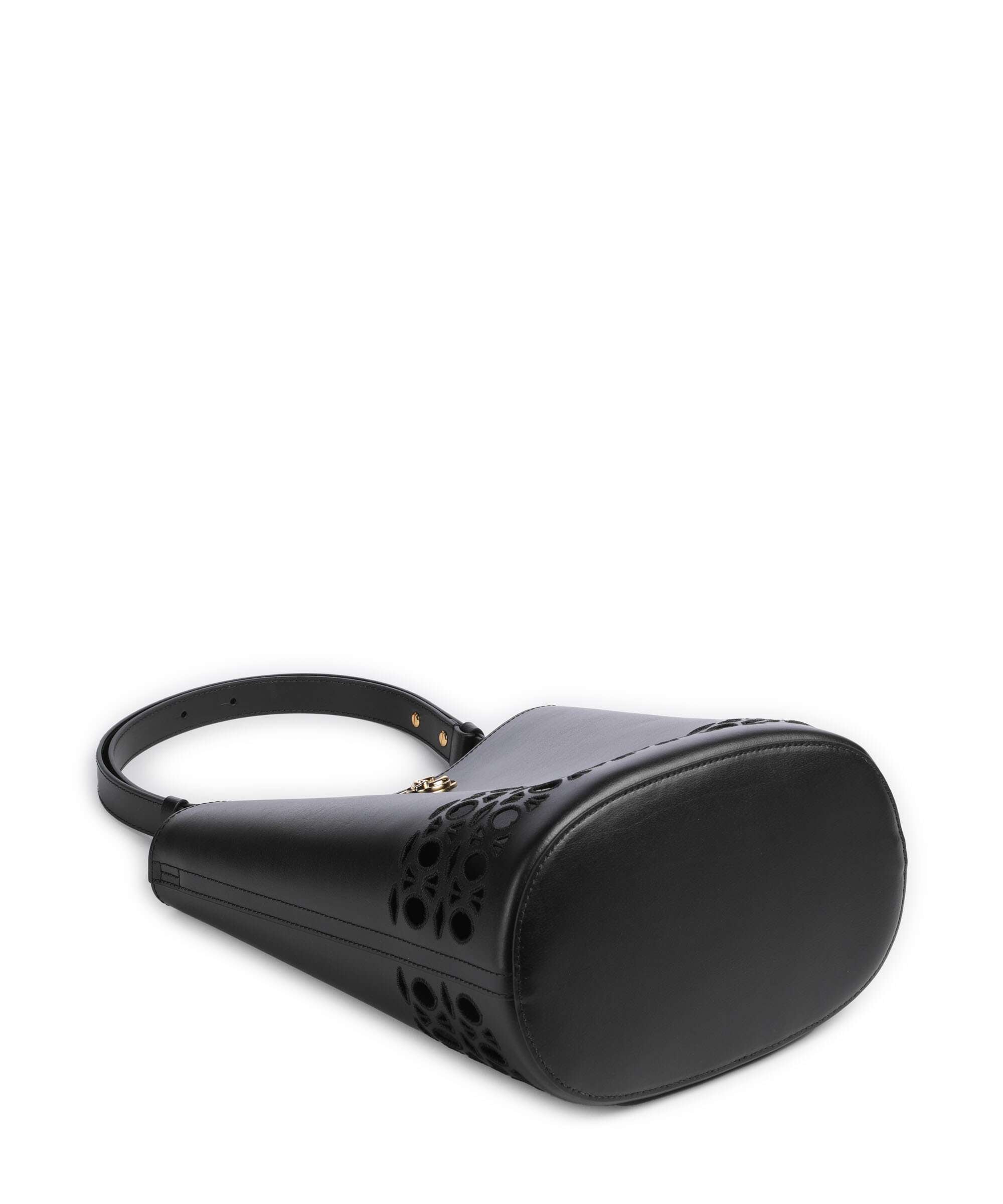 Coccinelle Nikla Monogram Sangallo Bucket bag noir