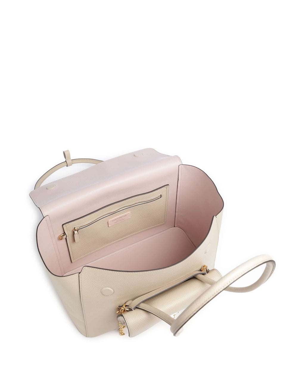 Coccinelle Beat Tote bag sandshell