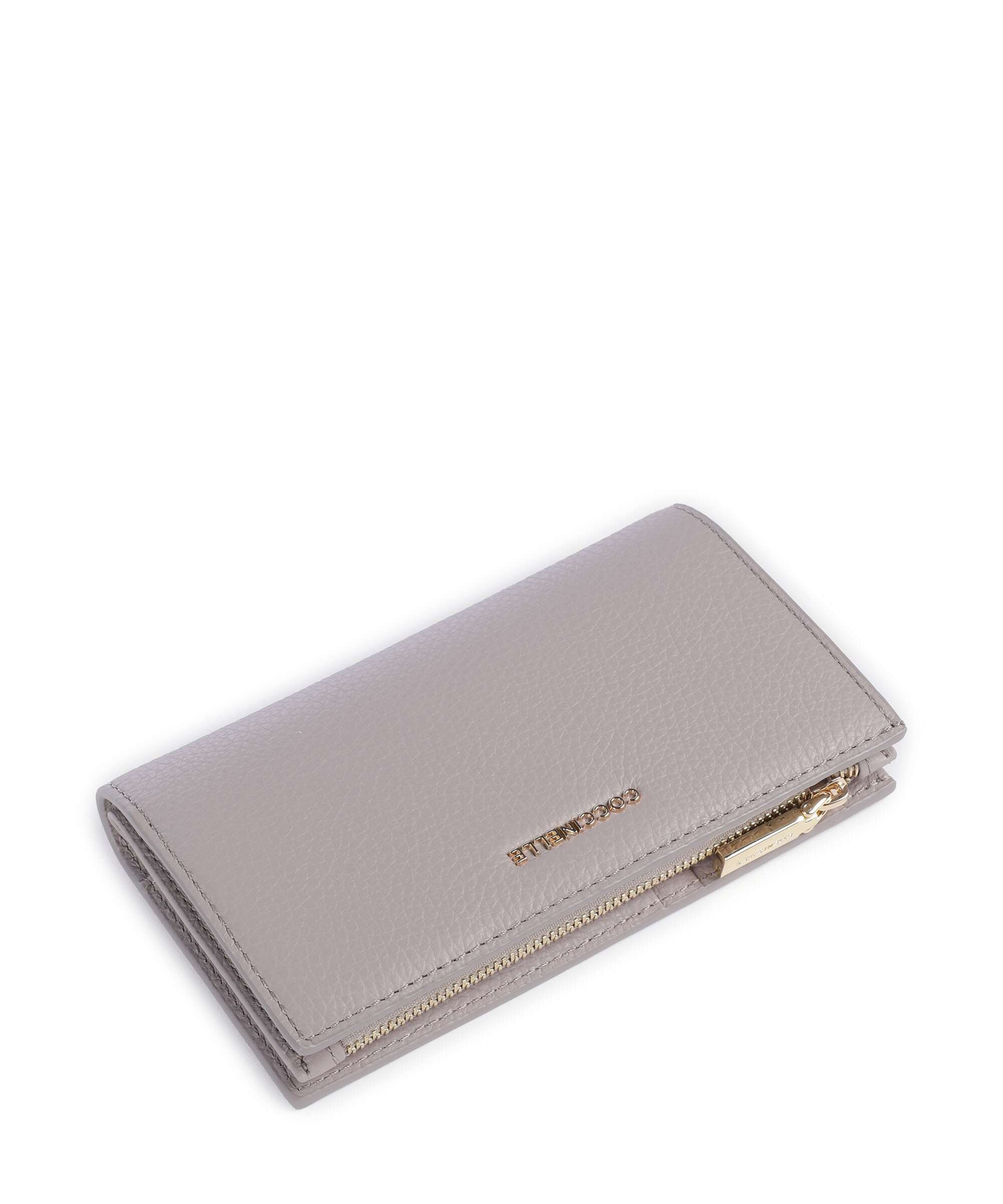Coccinelle Metallic Soft Wallet oyster