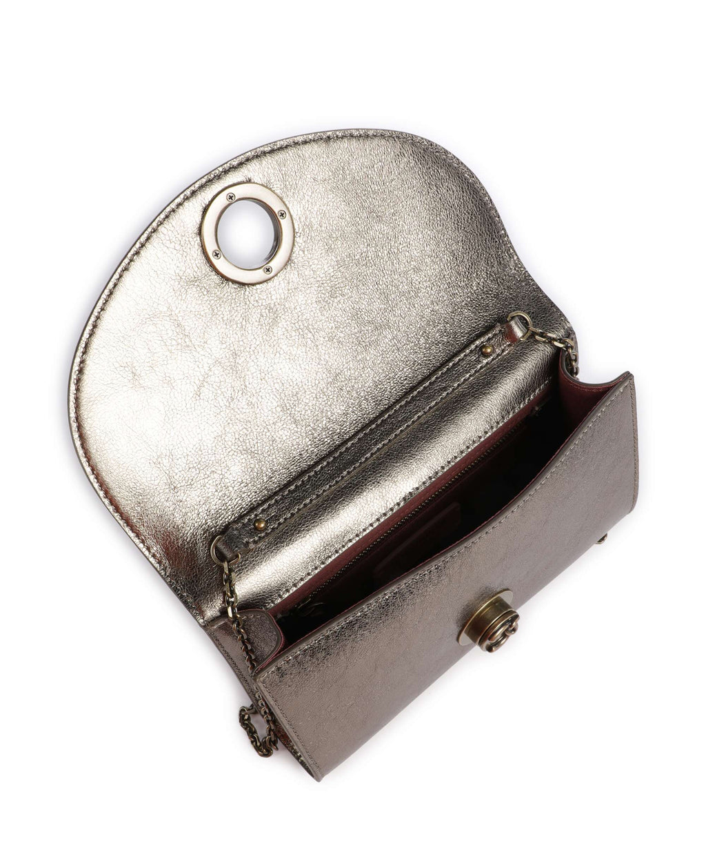 Coccinelle Nikla Smooth Crossbody bag antique brass
