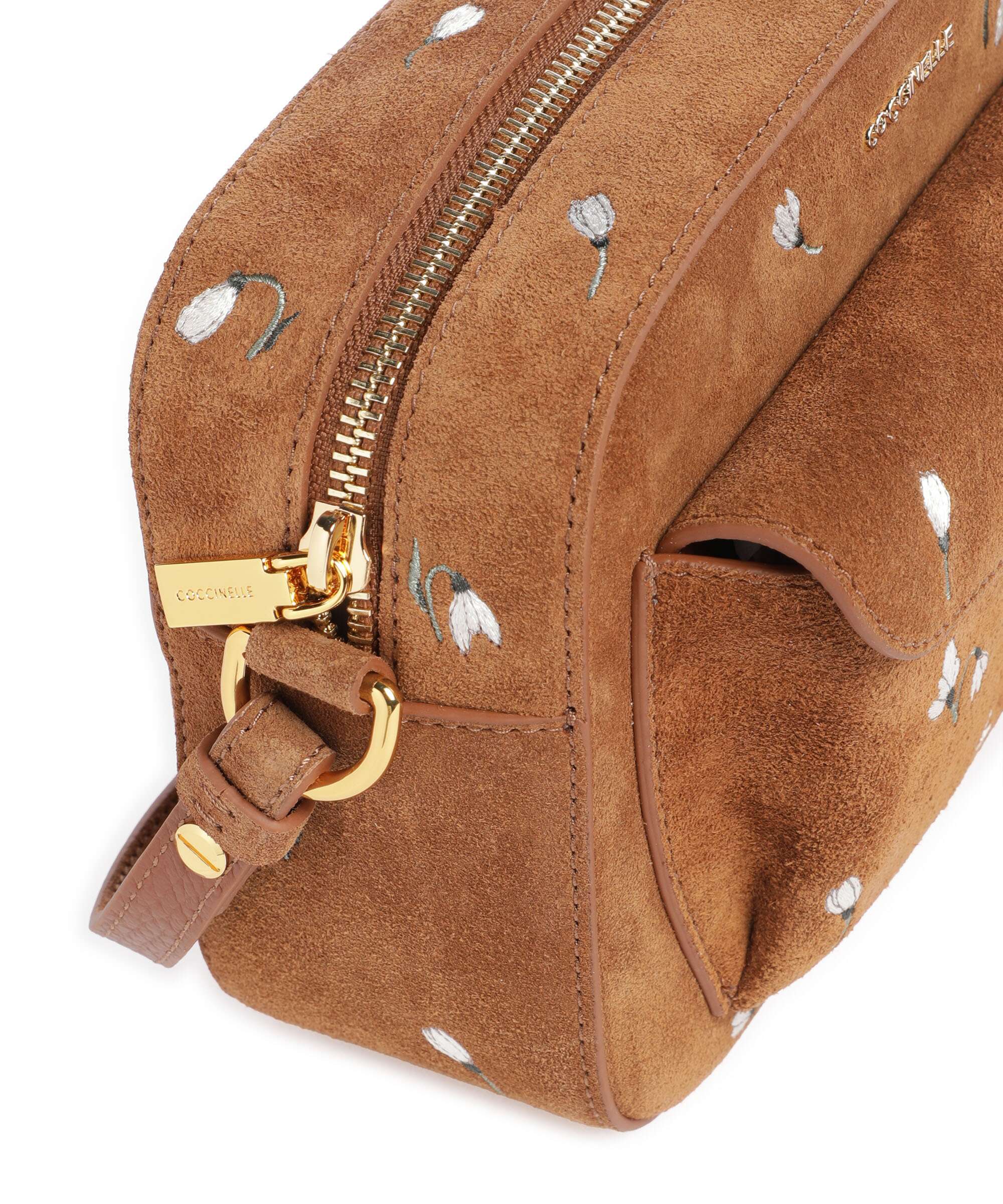 Coccinelle Beat Crossbody bag cognac