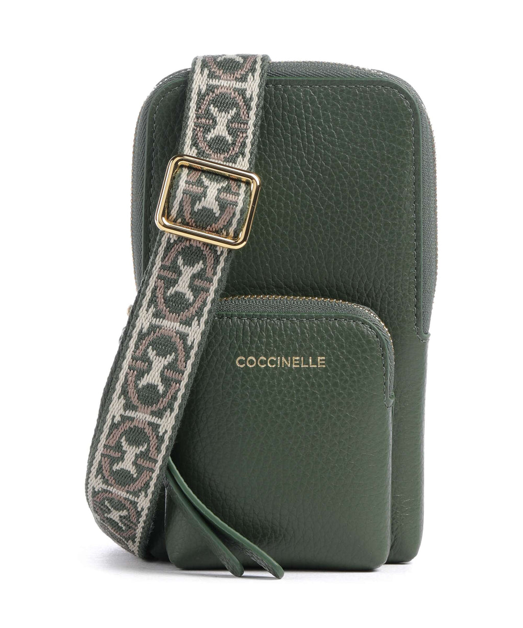 Coccinelle Pixie Phone bag garden green