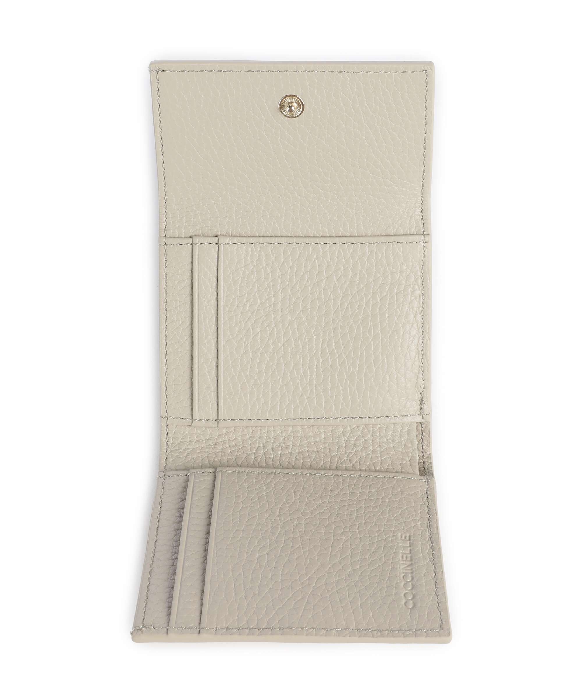 Coccinelle Metallic Soft Wallet eucalipto