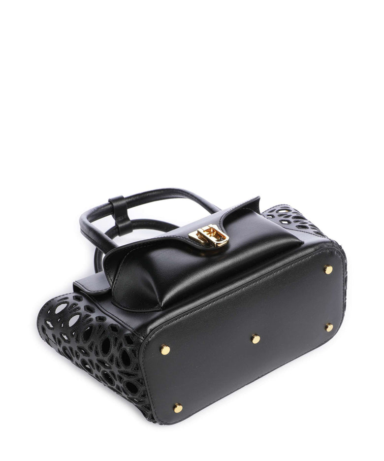 Coccinelle Beat Double Monogram Handbag noir