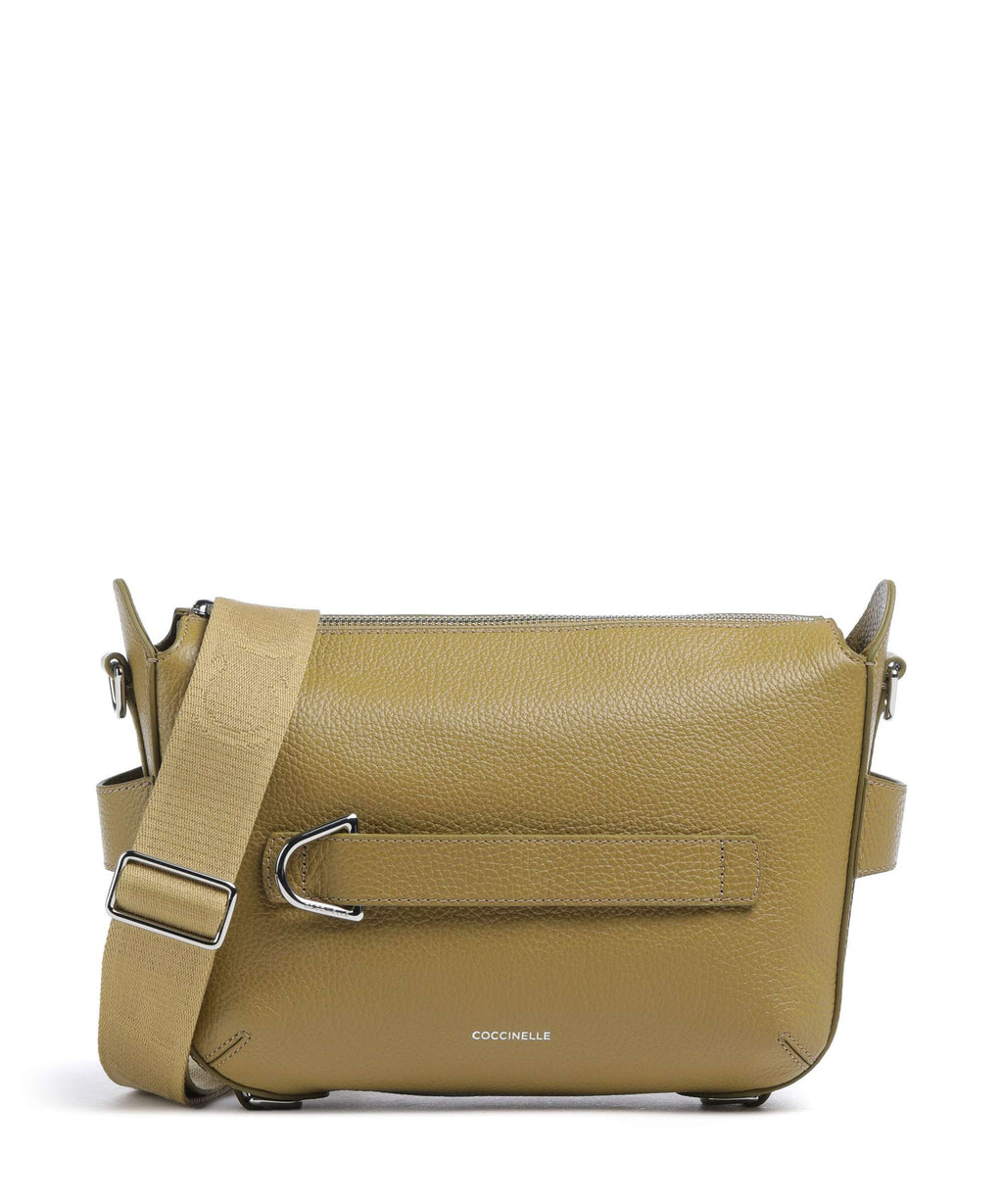 Coccinelle Gretel Ribbon Crossbody bag seagrass