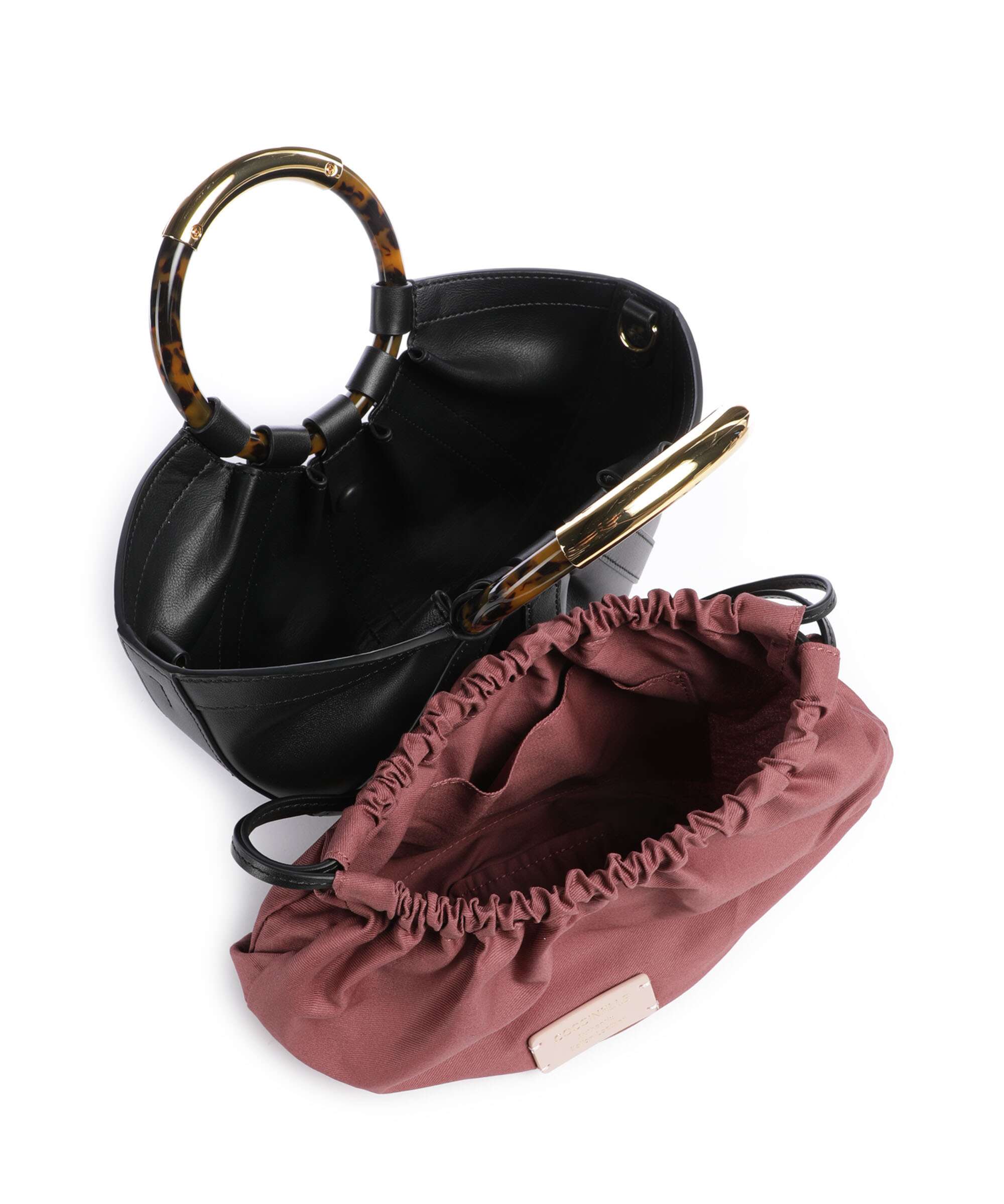Coccinelle Shell Handbag noir