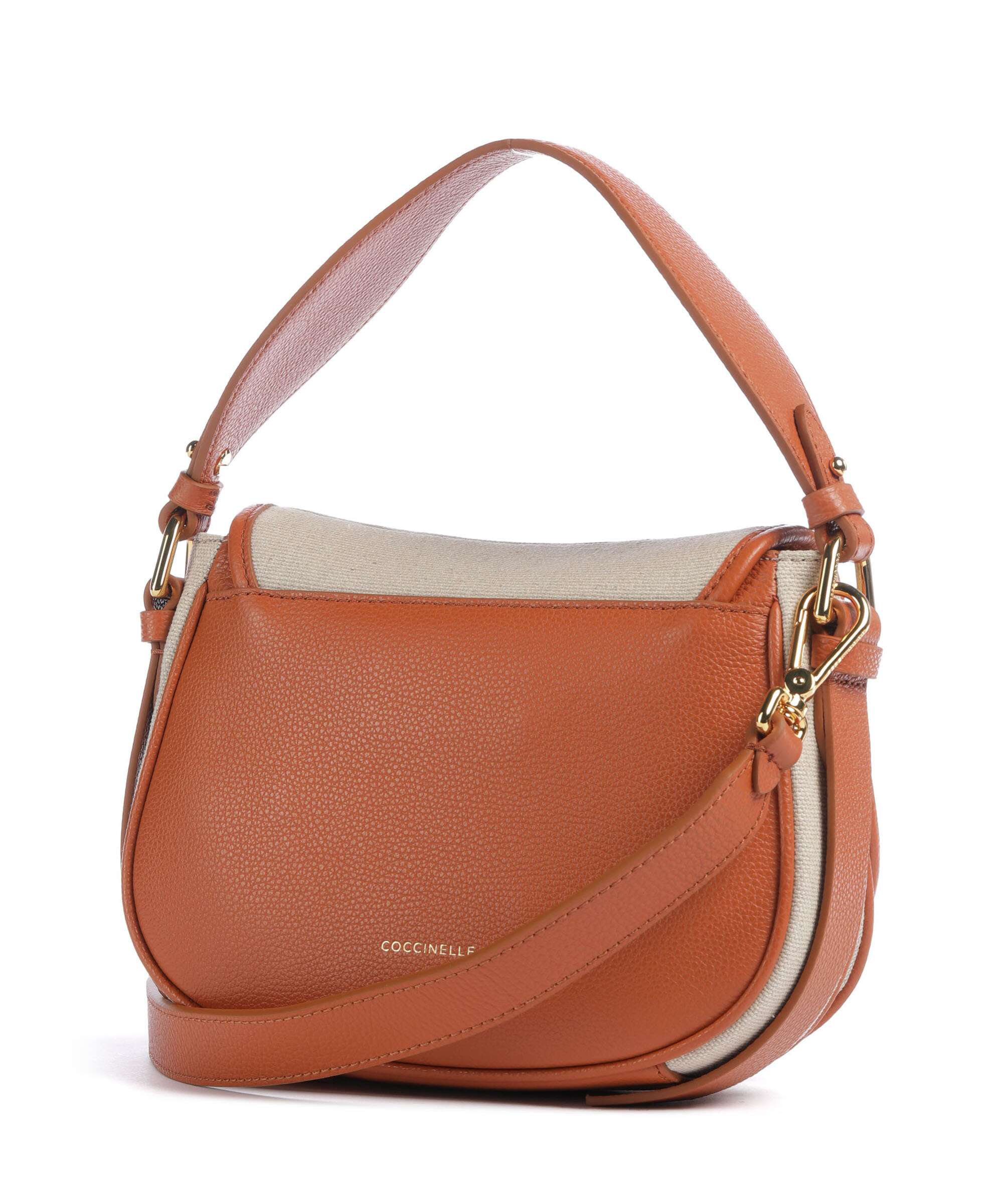Coccinelle Mavery Canvas Handbag natural/crab