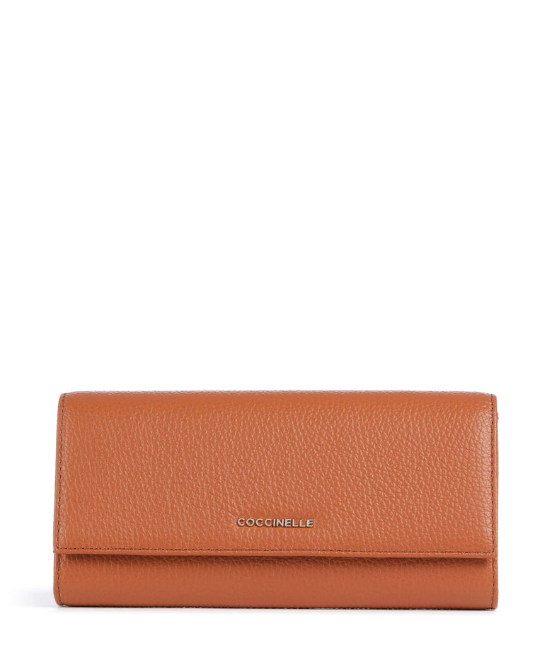 Coccinelle Metallic Soft Wallet crab