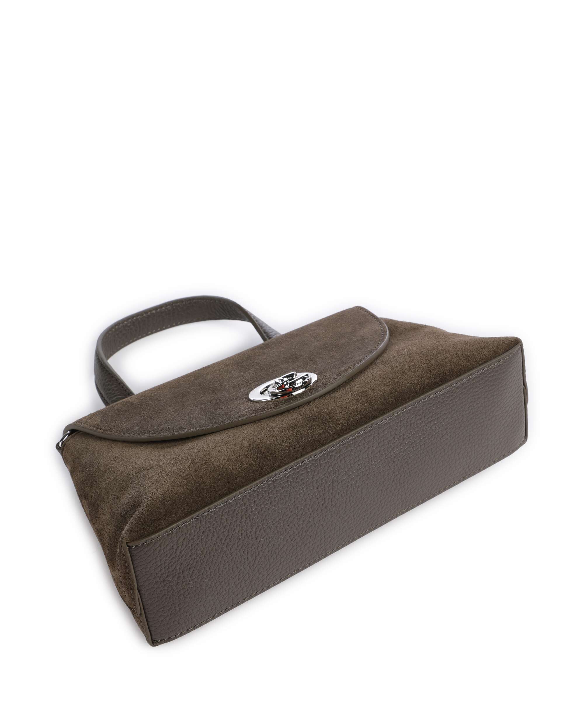 Coccinelle Nikla Suede Handbag fango