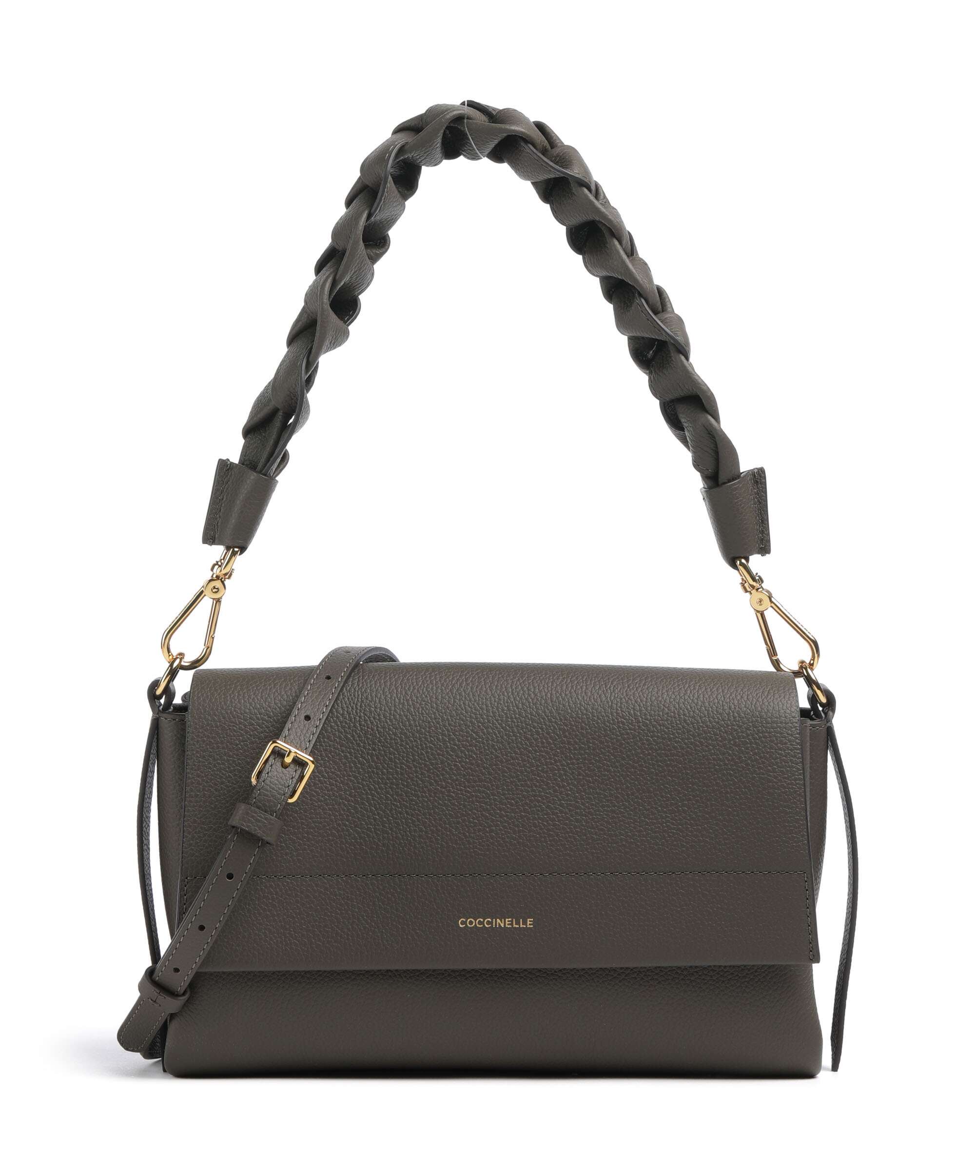 Coccinelle Boheme Grana Double Shoulder bag fango/honey