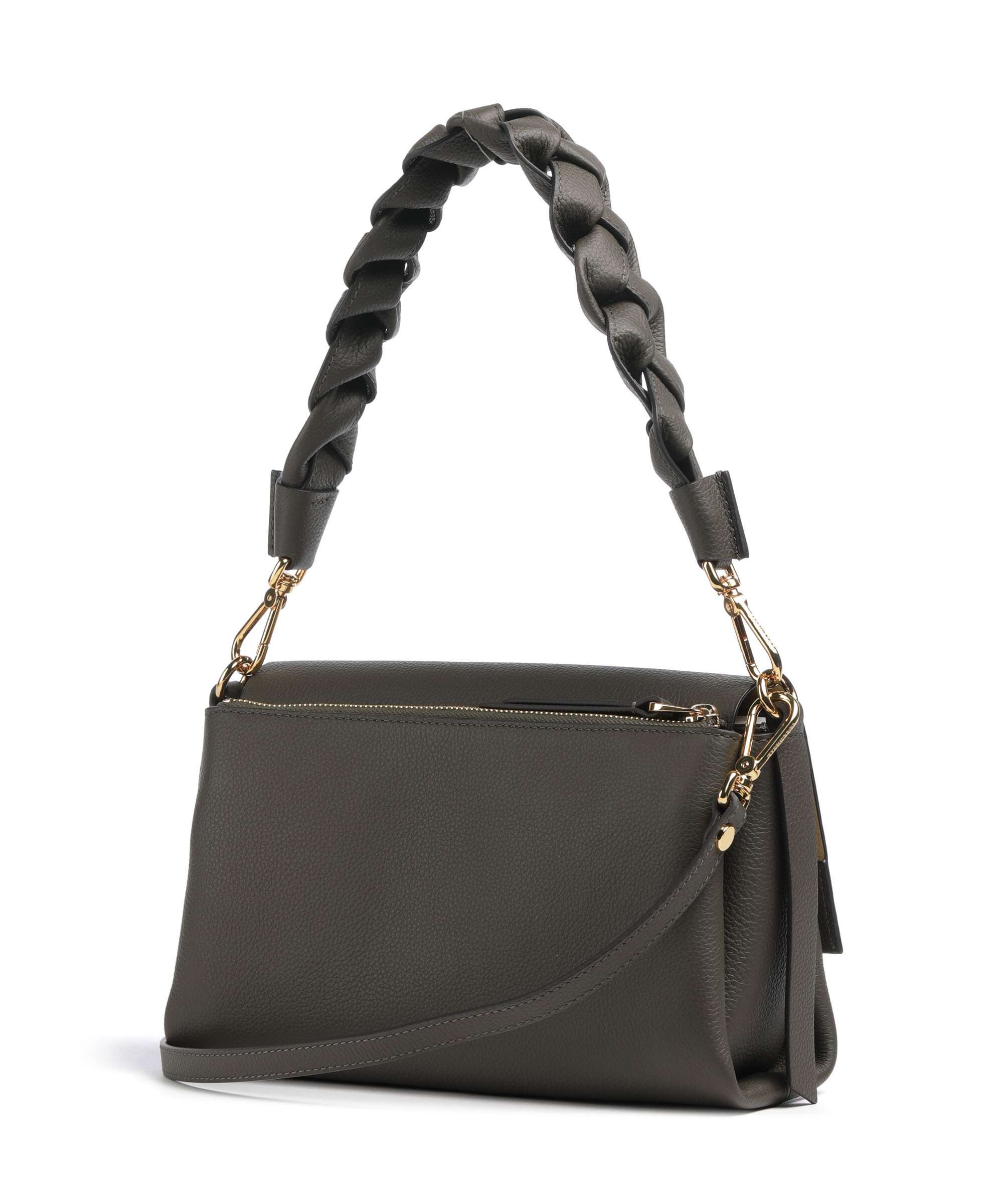 Coccinelle Boheme Grana Double Shoulder bag fango/honey