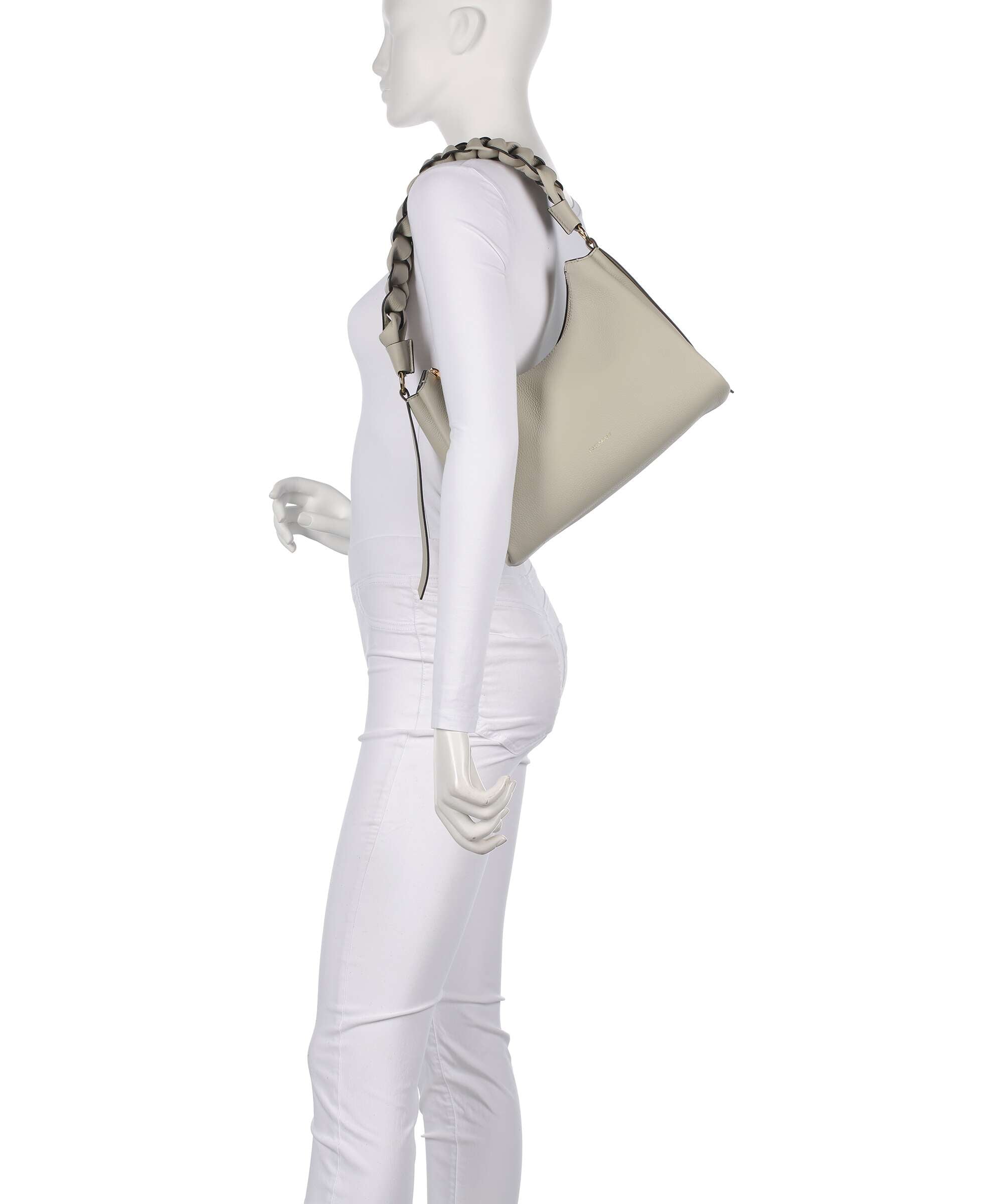 Coccinelle Boheme Grana Double Shoulder bag eucalipto/fango