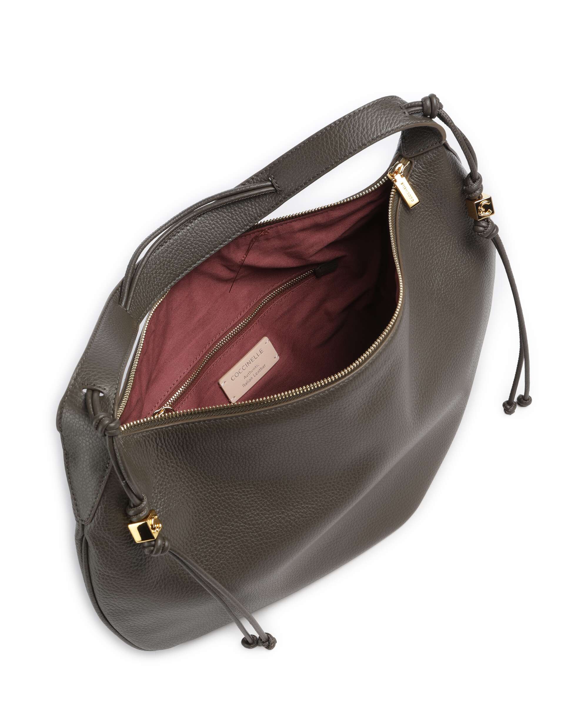 Coccinelle Thess Hobo bag fango