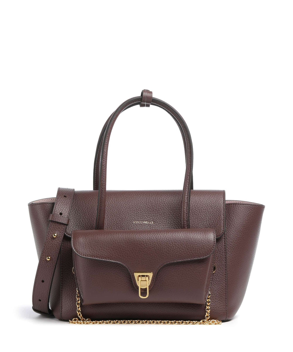 Coccinelle Beat Double Handbag berry
