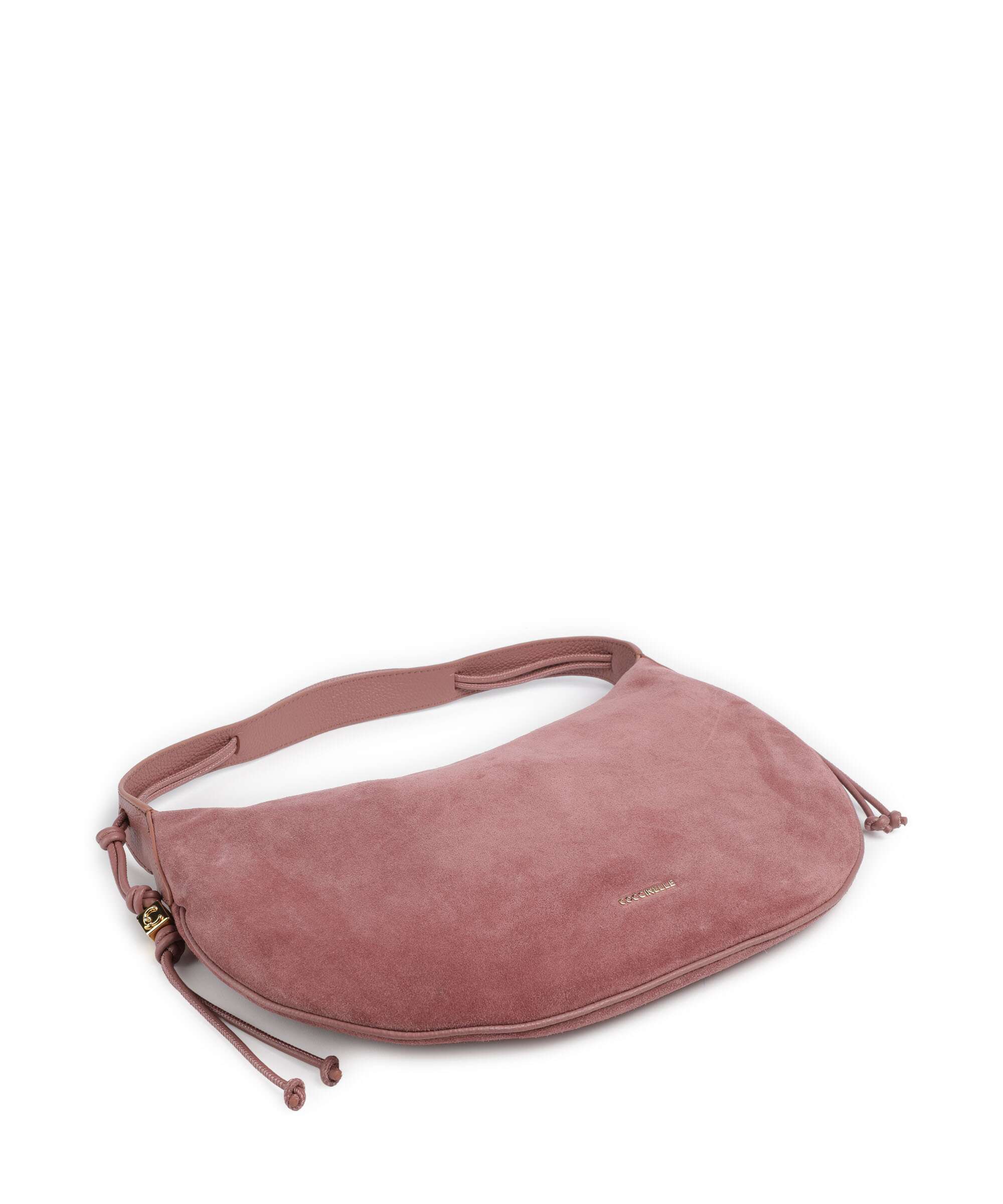 Coccinelle Thess Suede Hobo bag winter rose