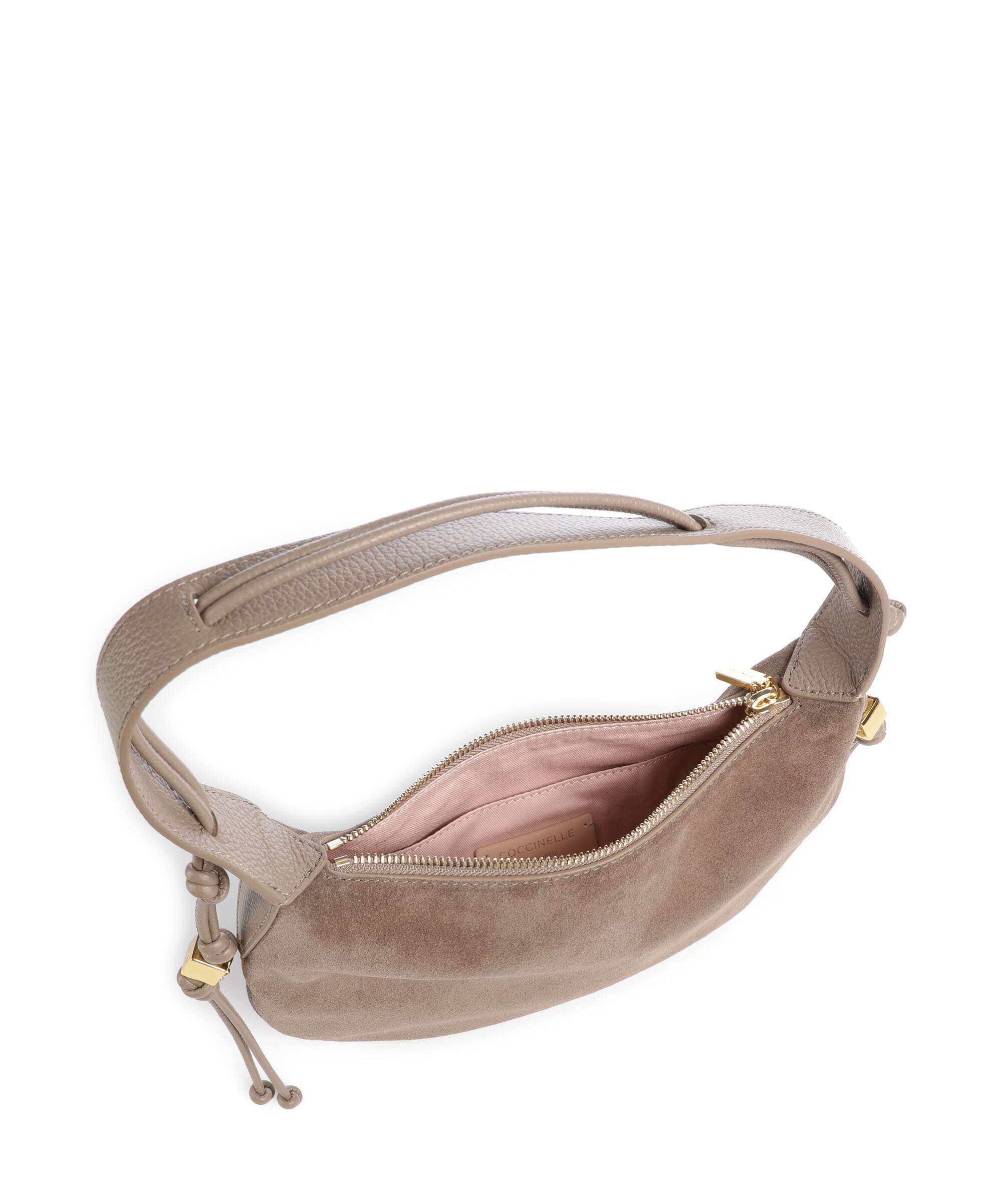 Coccinelle Thess Hobo bag warm taupe