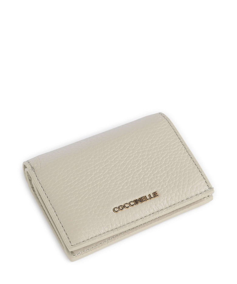 Coccinelle Metallic Soft Wallet eucalipto