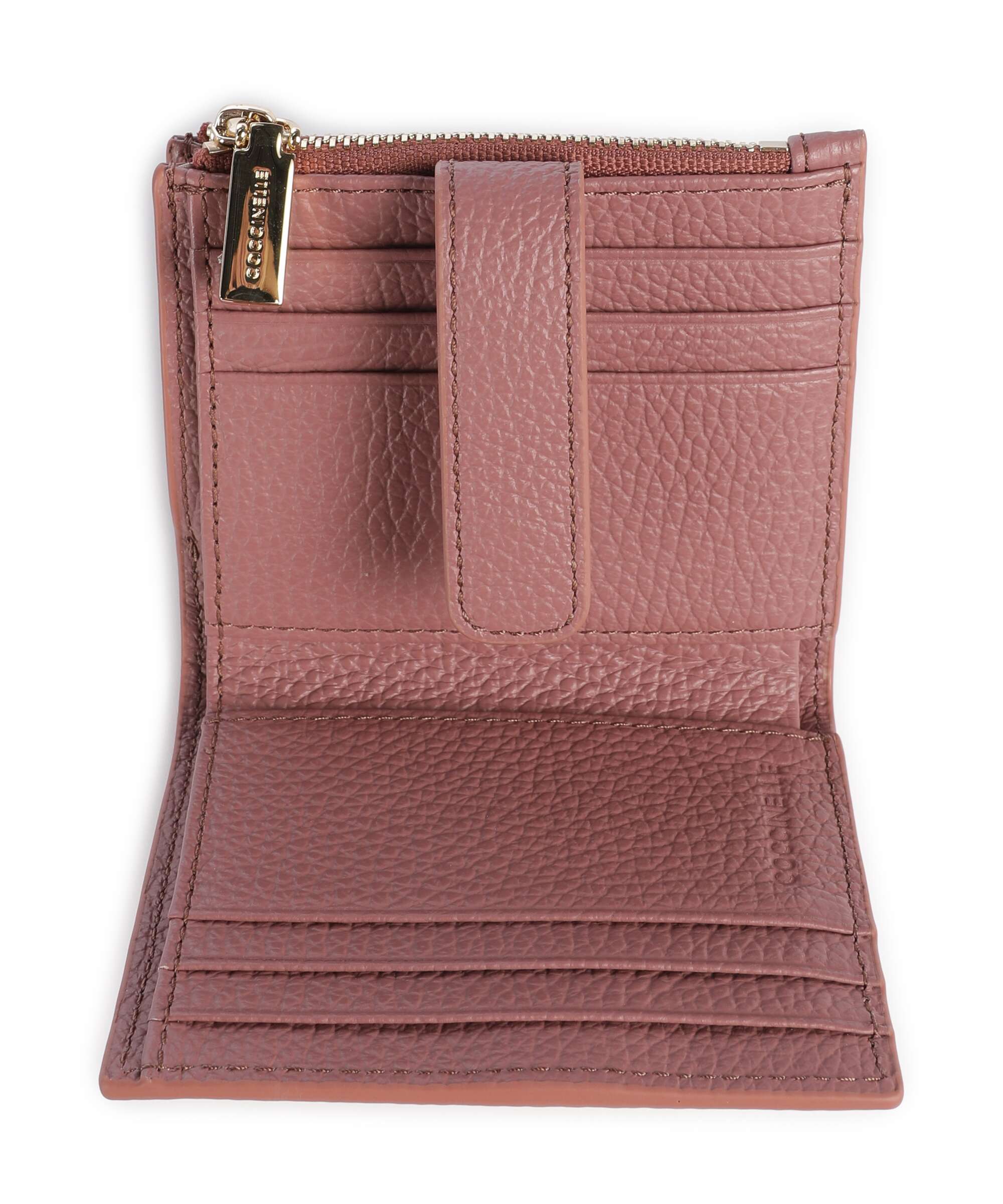 Coccinelle Metallic Soft Wallet winter rose