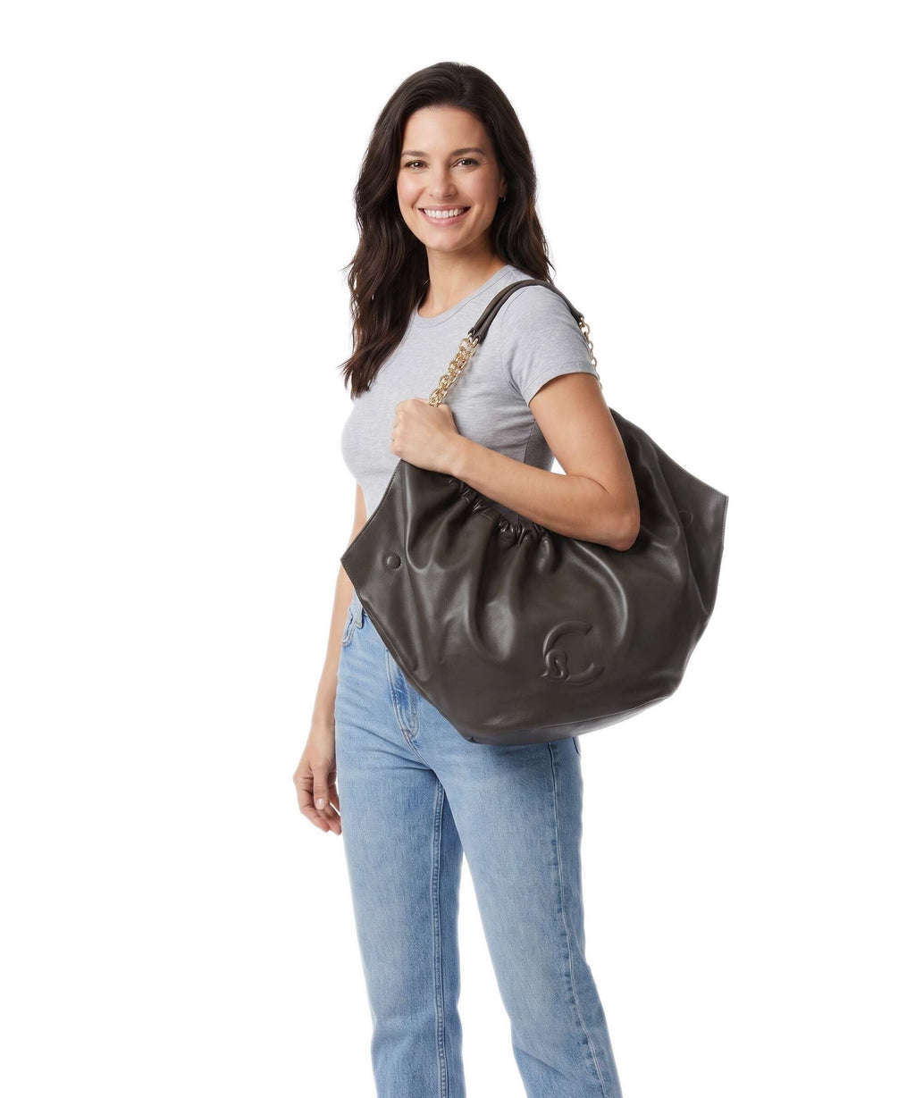 Coccinelle Smash Hobo bag fango