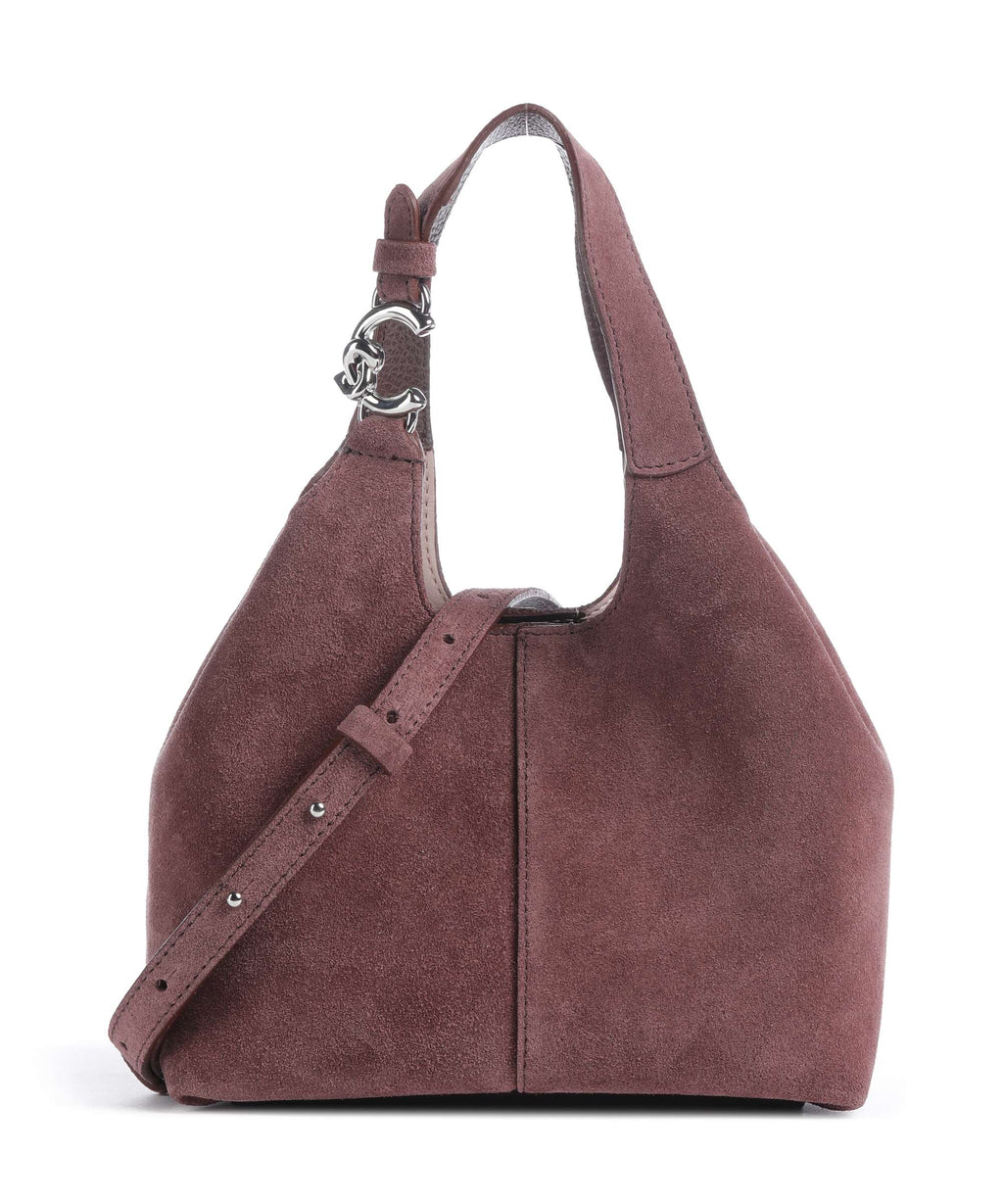 Coccinelle C-Easy Suede Handbag berry