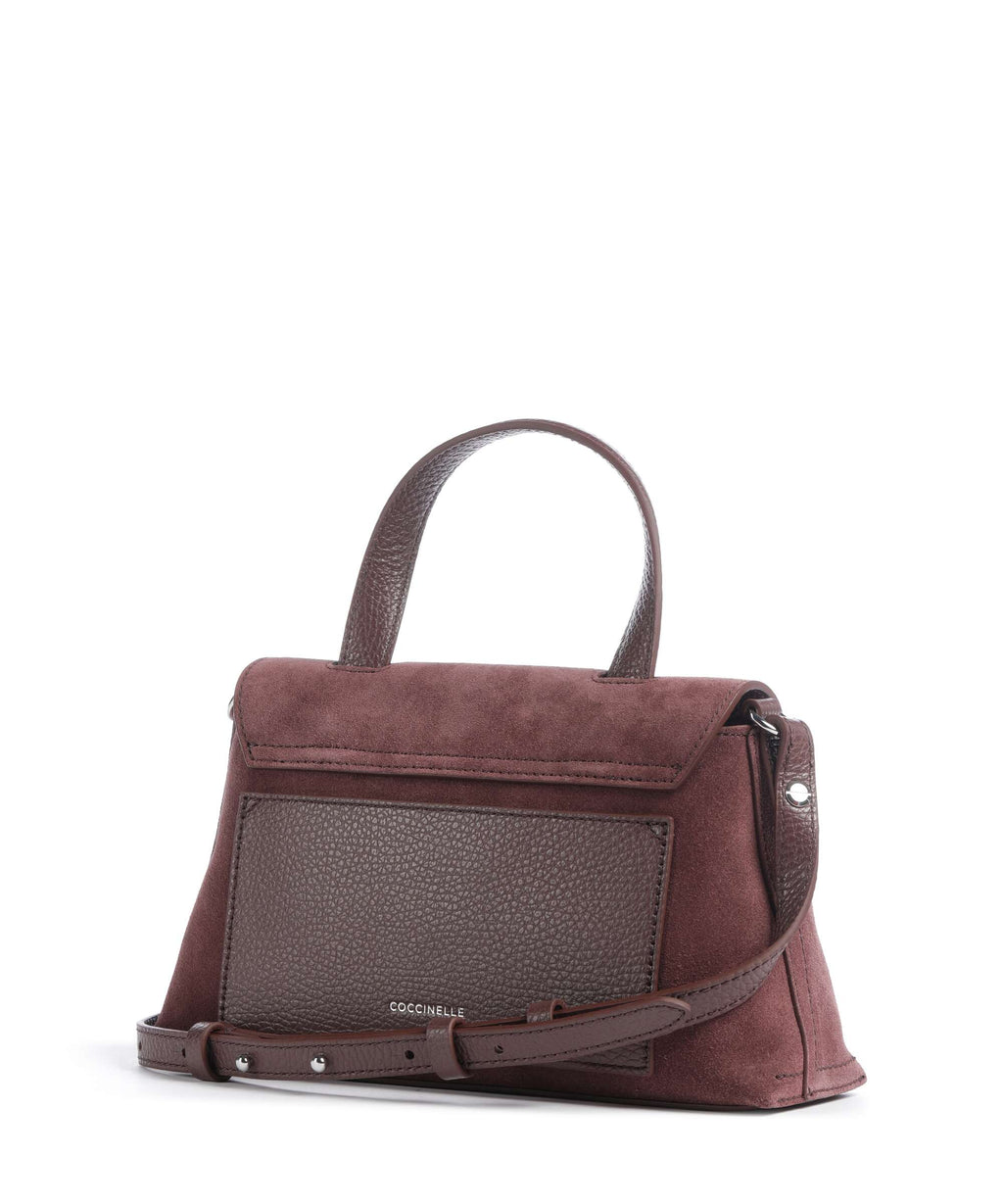 Coccinelle Nikla Suede Handbag berry