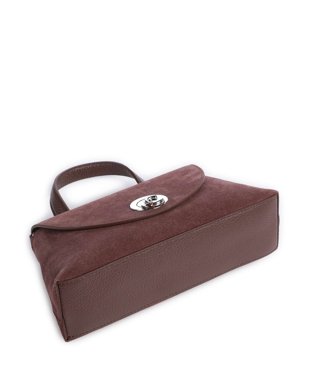 Coccinelle Nikla Suede Handbag berry
