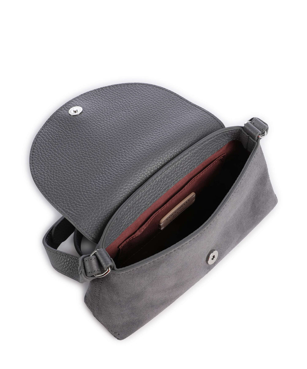 Coccinelle Nikla Suede Crossbody bag stove