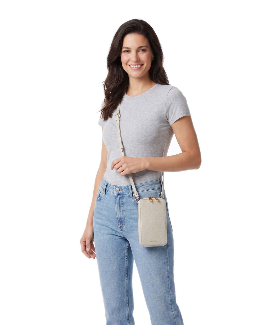 Coccinelle Flor Phone bag eucalipto