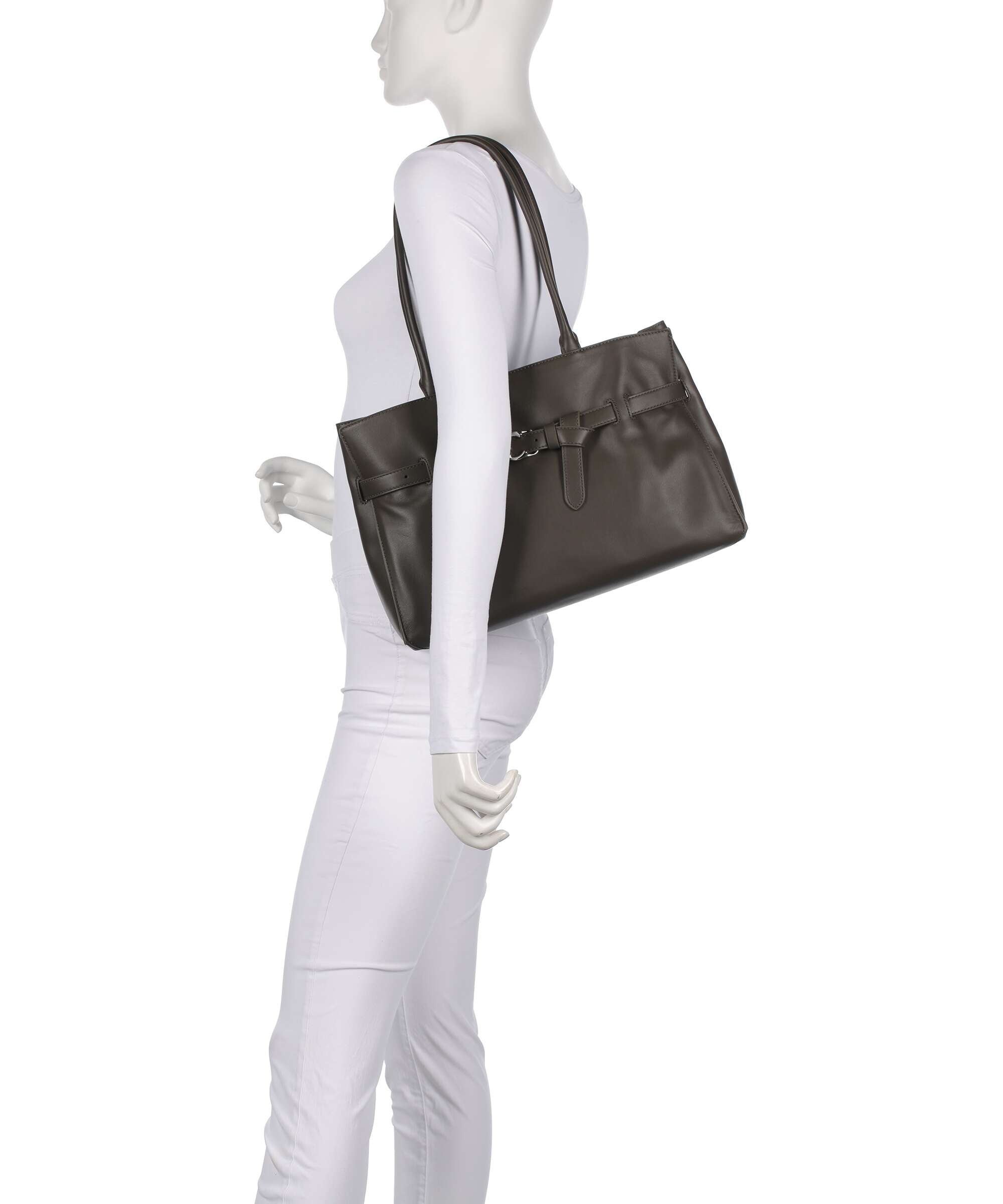 Coccinelle Sabine Soft Tote bag fango