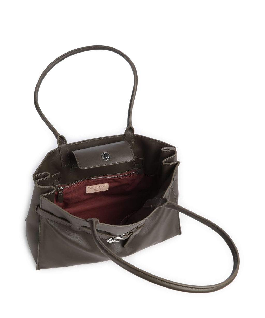 Coccinelle Sabine Soft Tote bag fango