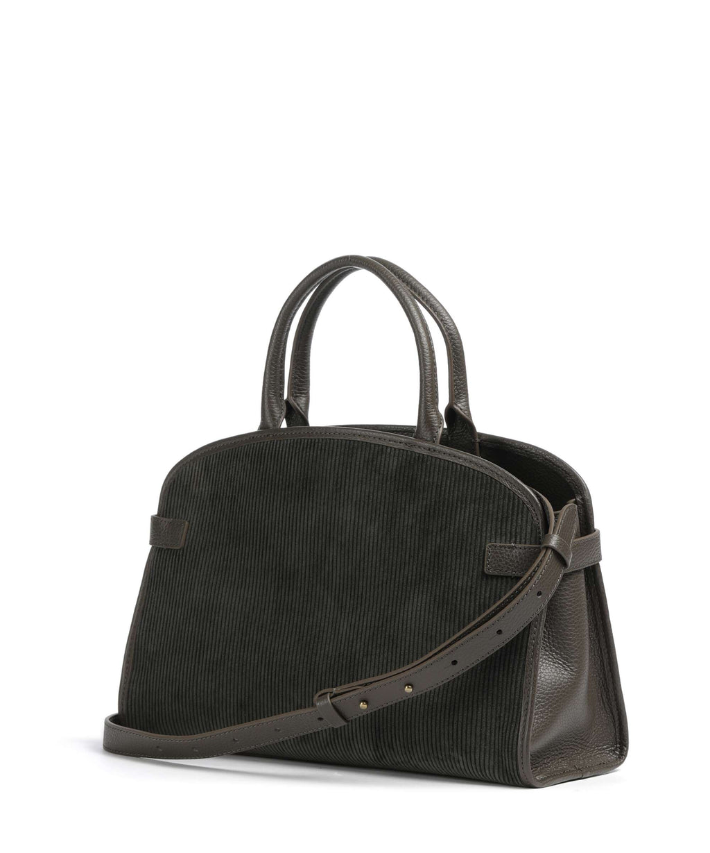 Coccinelle Sabine Corduroy Handbag fango