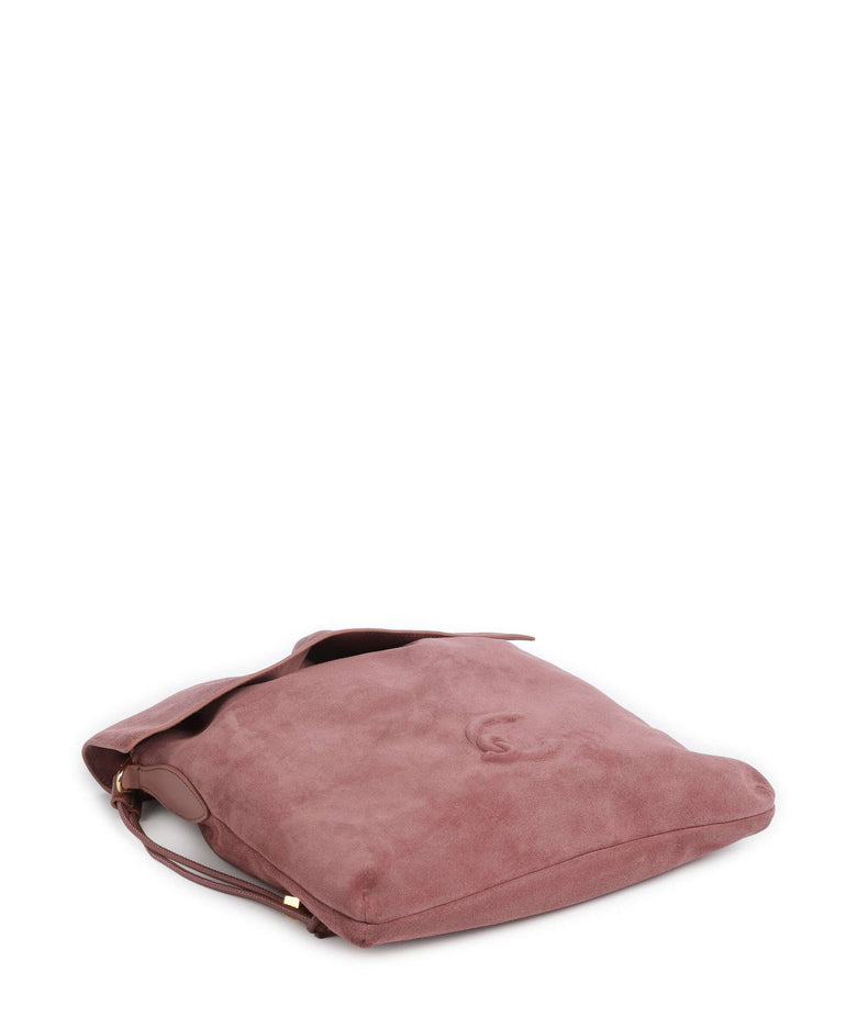 Coccinelle Lidia Suede Hobo bag winter rose