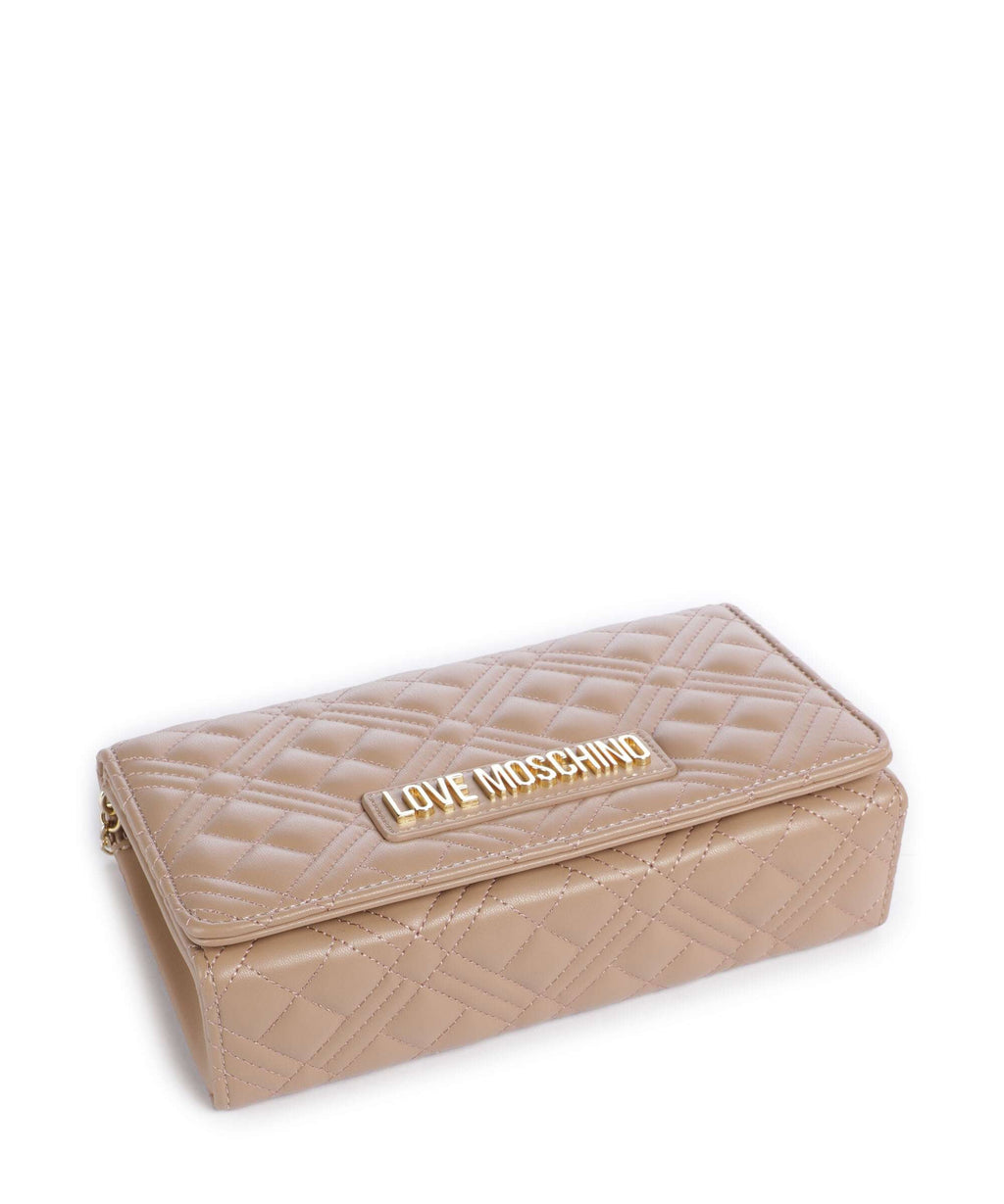 Love Moschino Smart Daily Crossbody bag beige