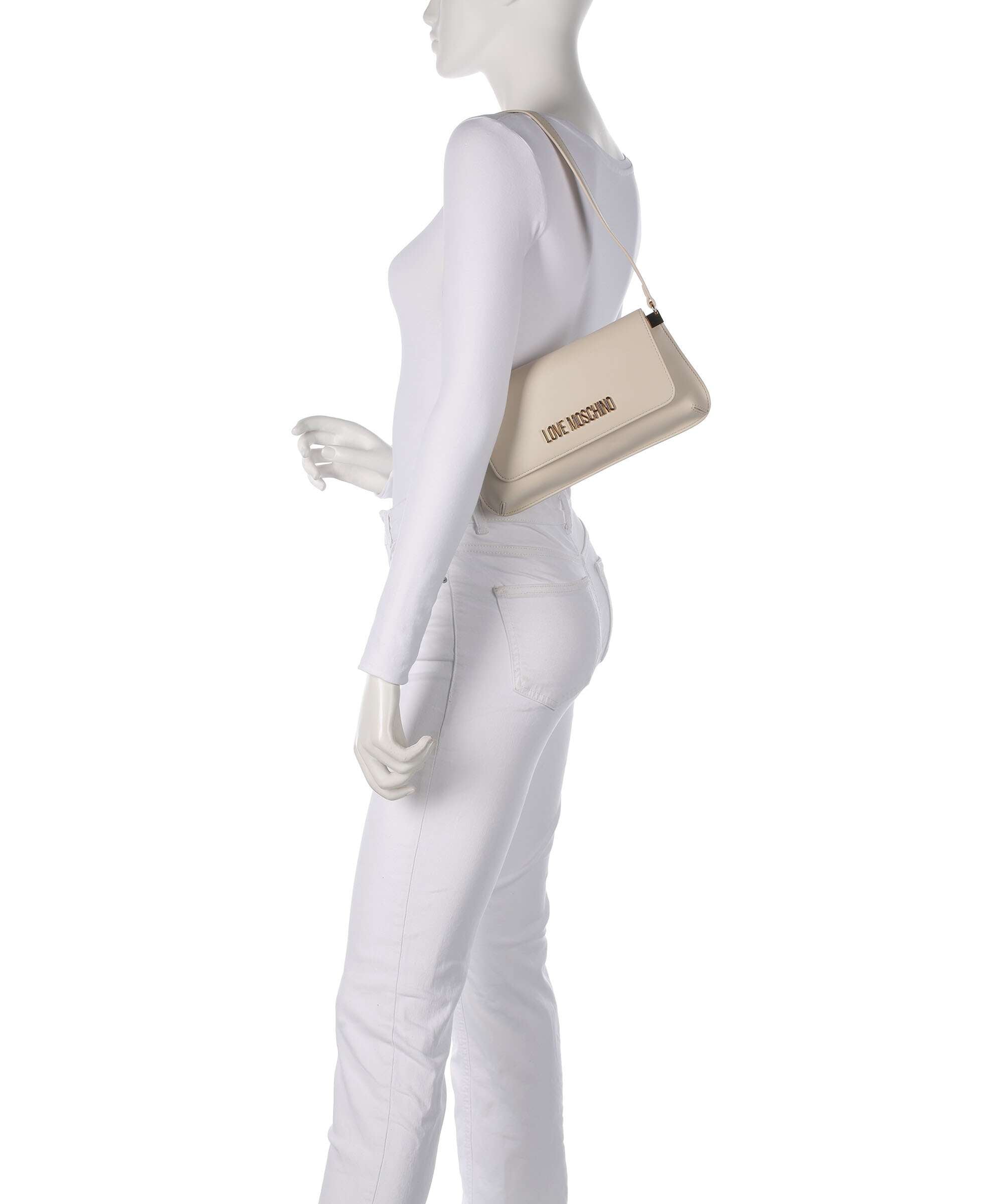 Love Moschino Smart Daily Shoulder bag ivory