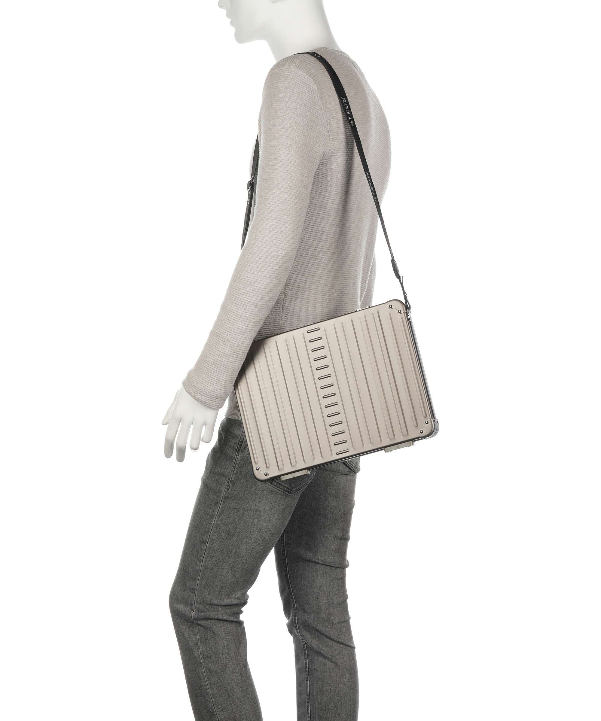 Aleon Classic Laptop bag platinum