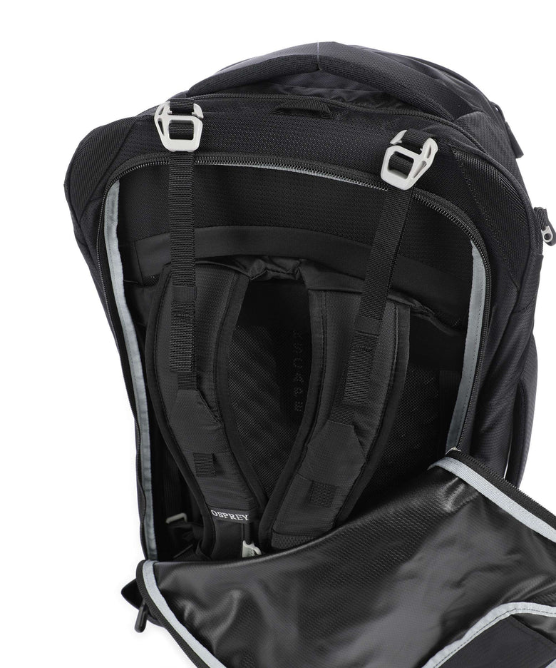 osprey fahrradtasche Osprey Fairview 40 Reiserucksack 16″ recyceltes Nylon black