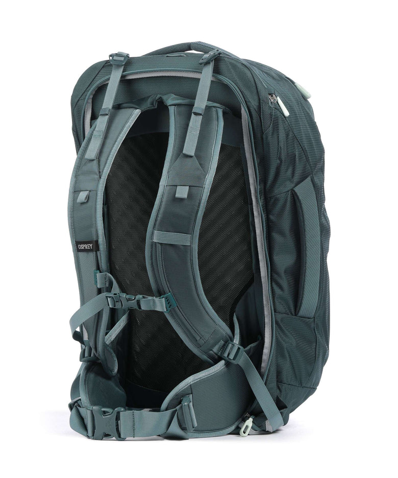 osprey farpoint 40 reiserucksack Osprey Farpoint 40 Reiserucksack 16″ recyceltes Nylon cascade blue/torrent blue