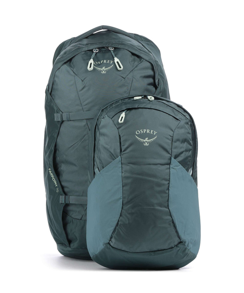 osprey farpoint 70 reiserucksack Osprey Farpoint 70 Reiserucksack 16″ recyceltes Polyester cascade blue/torrent blue