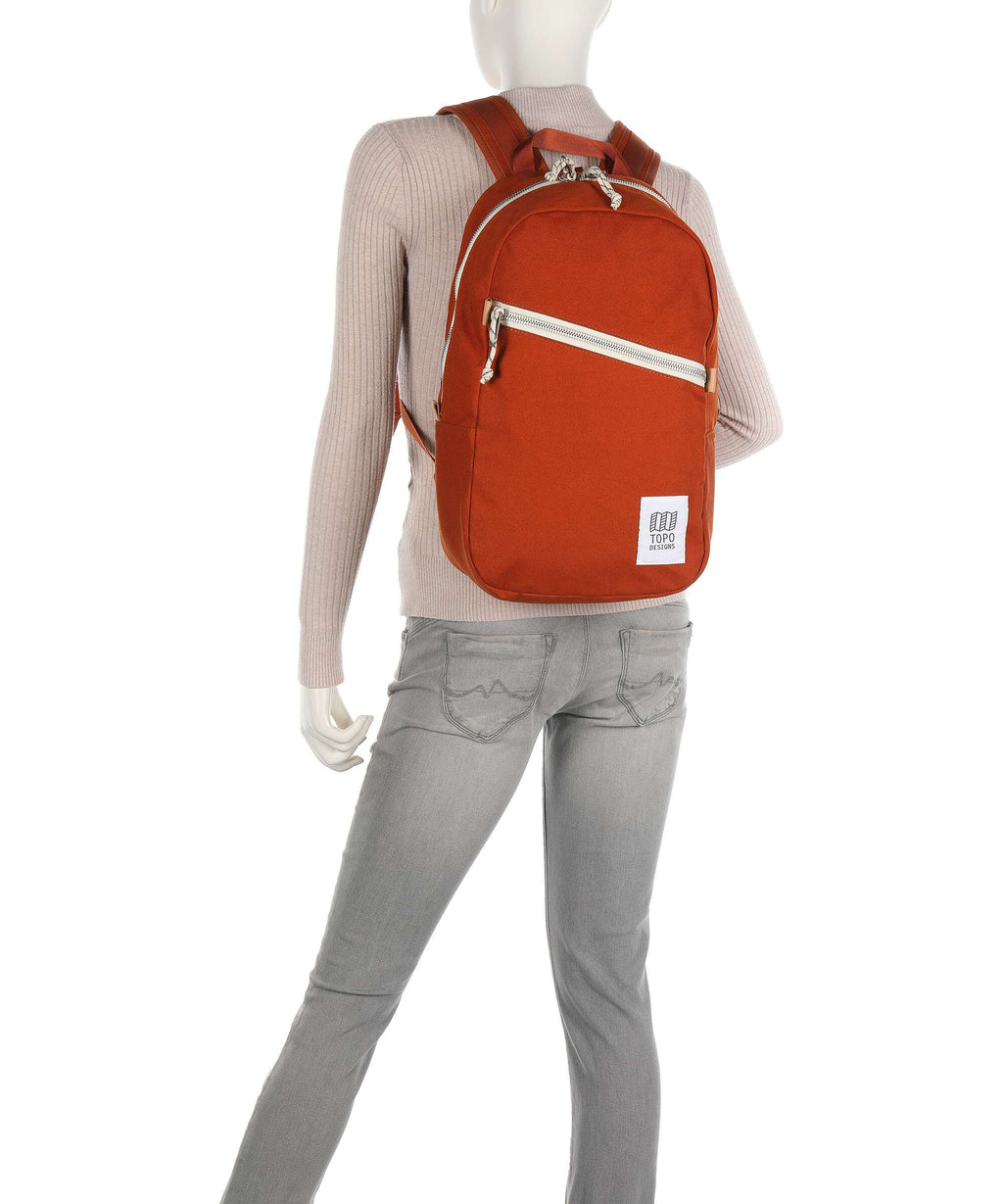 Topo Designs Light Backpack yellow canvas