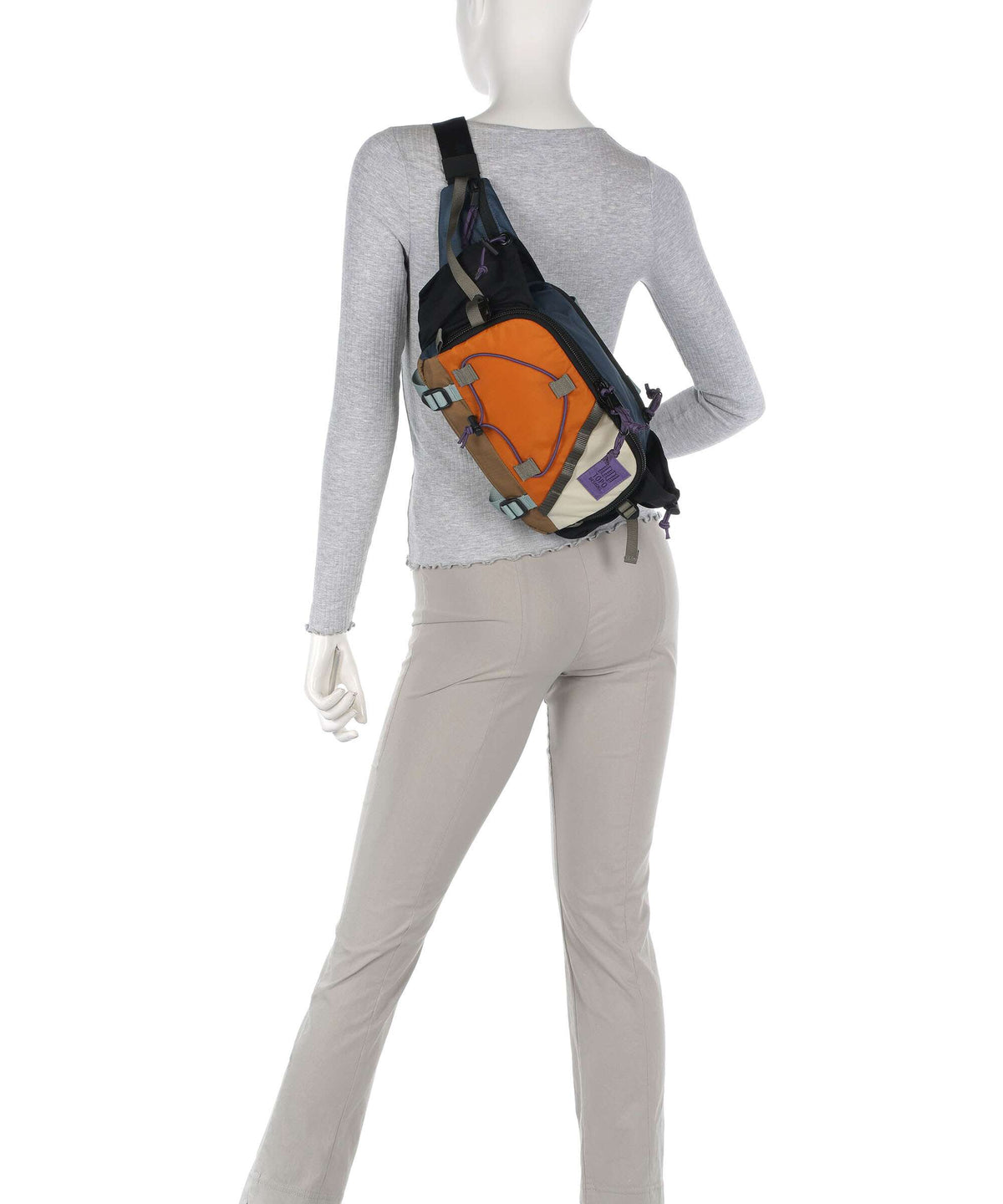 Topo Designs Mountain Hydro Belt bag stone blue/bone white