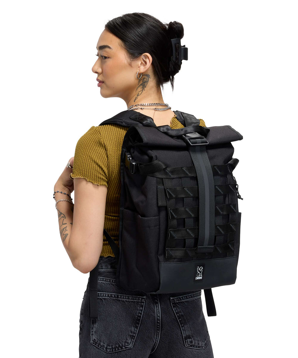 Chrome Barrage 18 Rolltop backpack black