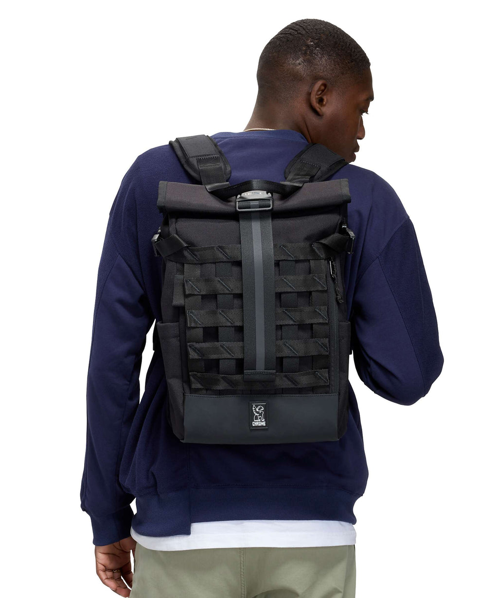Chrome Barrage 18 Rolltop backpack black