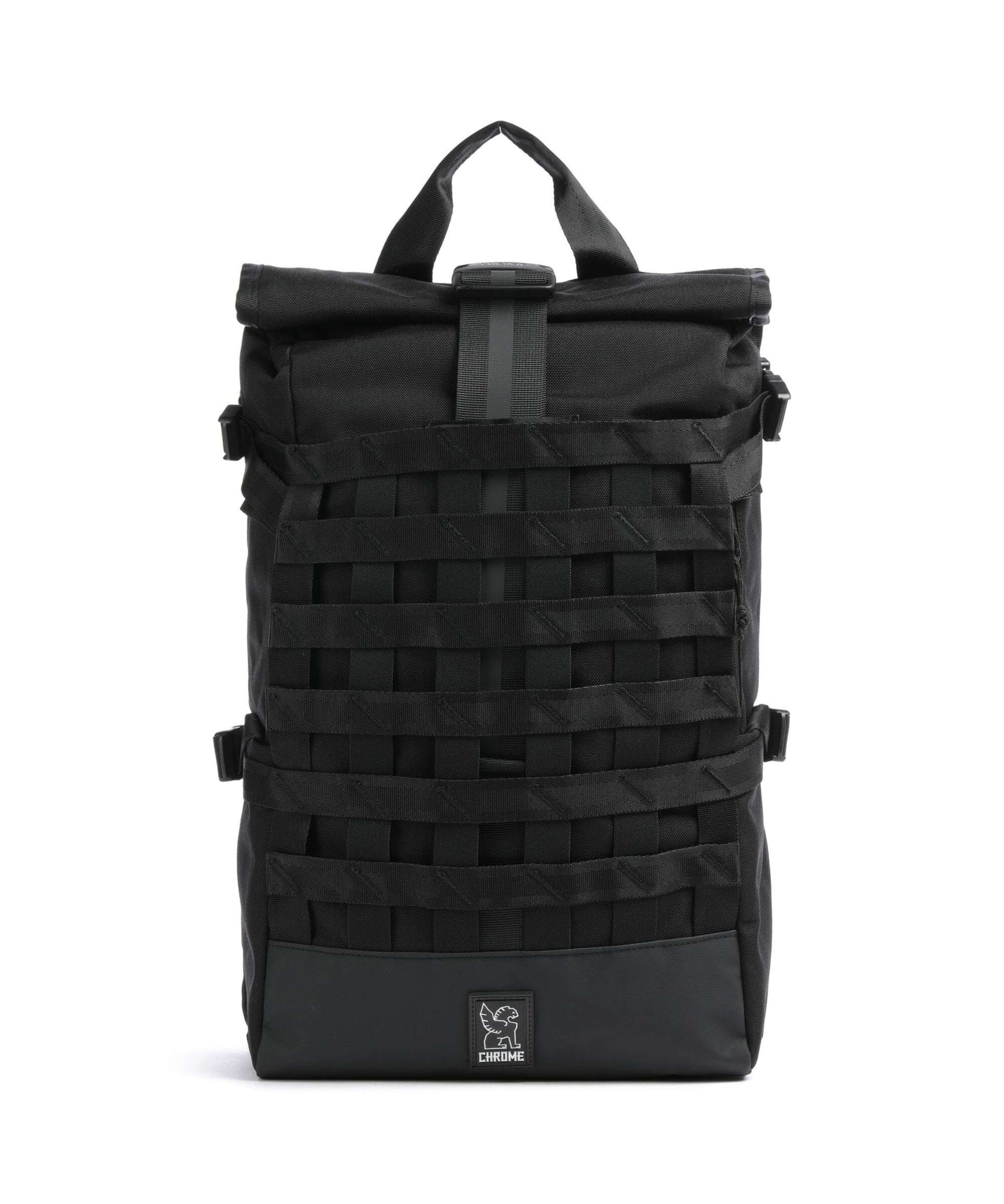 Chrome Barrage 22 Rolltop backpack black