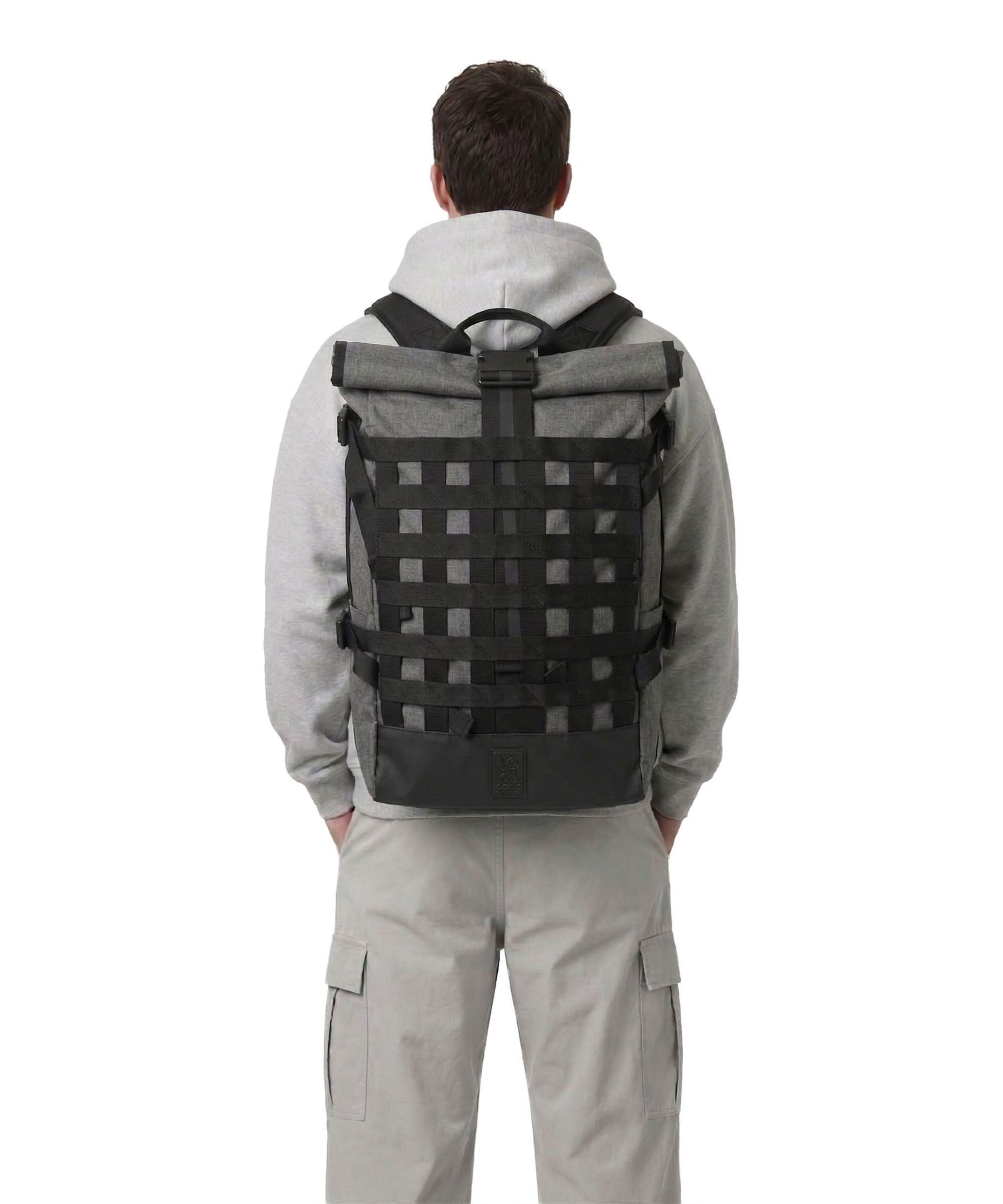 Chrome Barrage 22 Rolltop backpack black