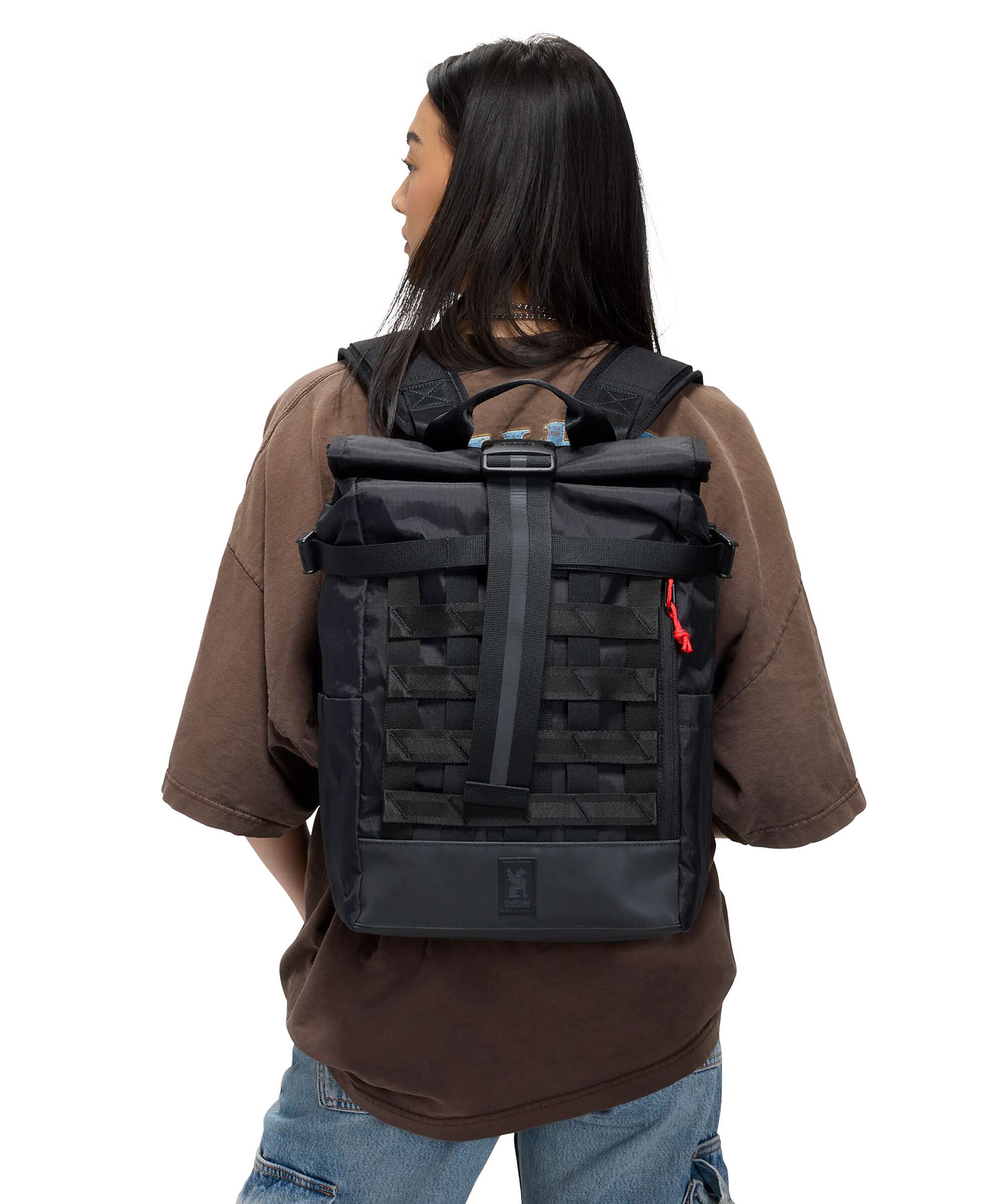 Chrome Barrage 18 Rolltop backpack black