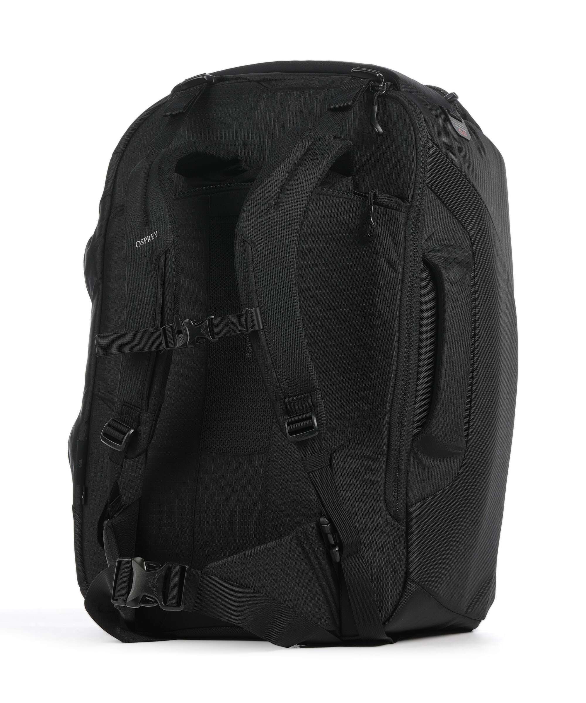 Osprey Sojourn Porter 65 Reiserucksack recyceltes Polyester black