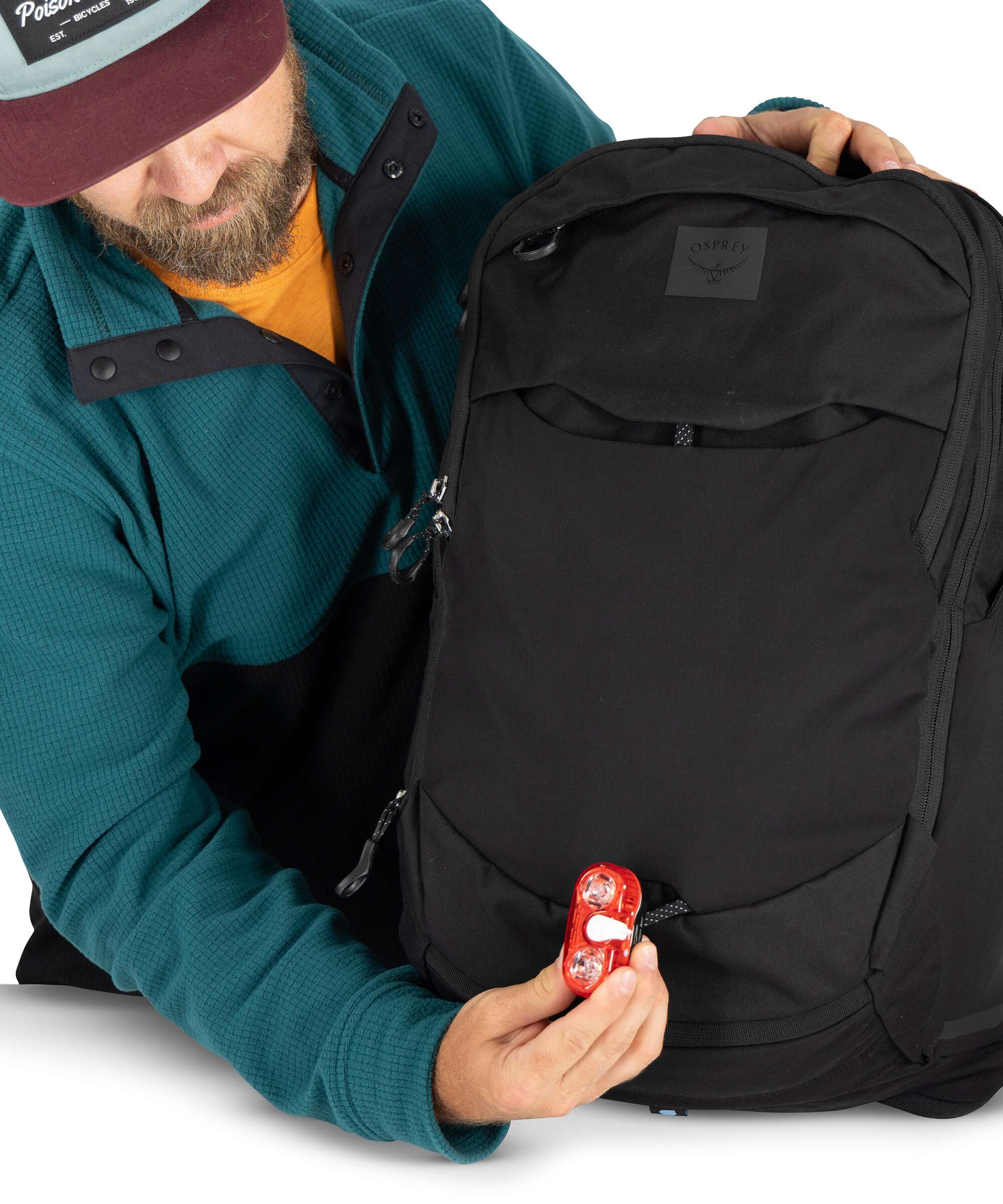 Osprey Metron 34 Backpack black anchor blue