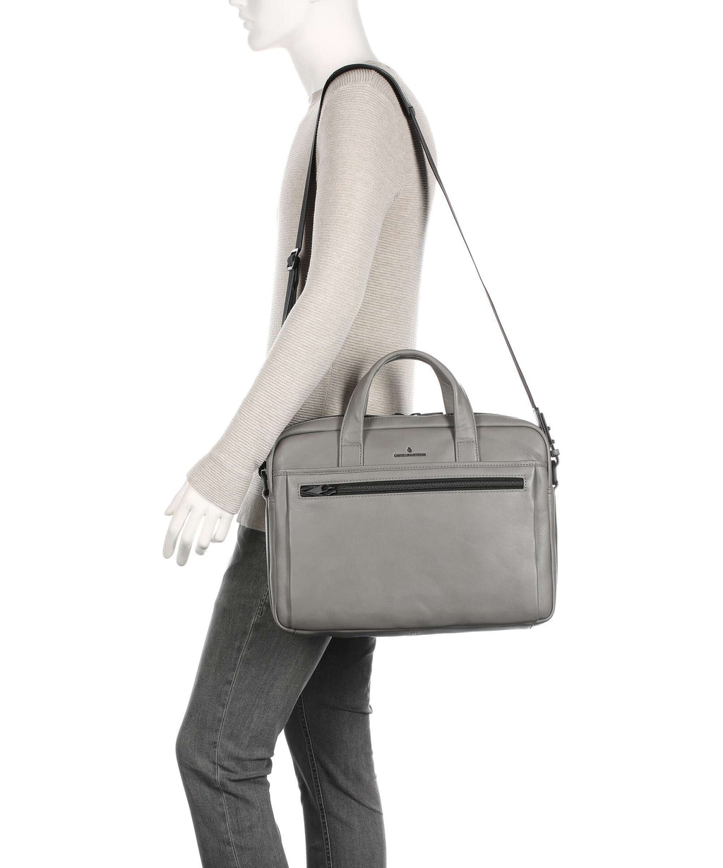 Castelijn & Beerens Nappa X Briefcase grey
