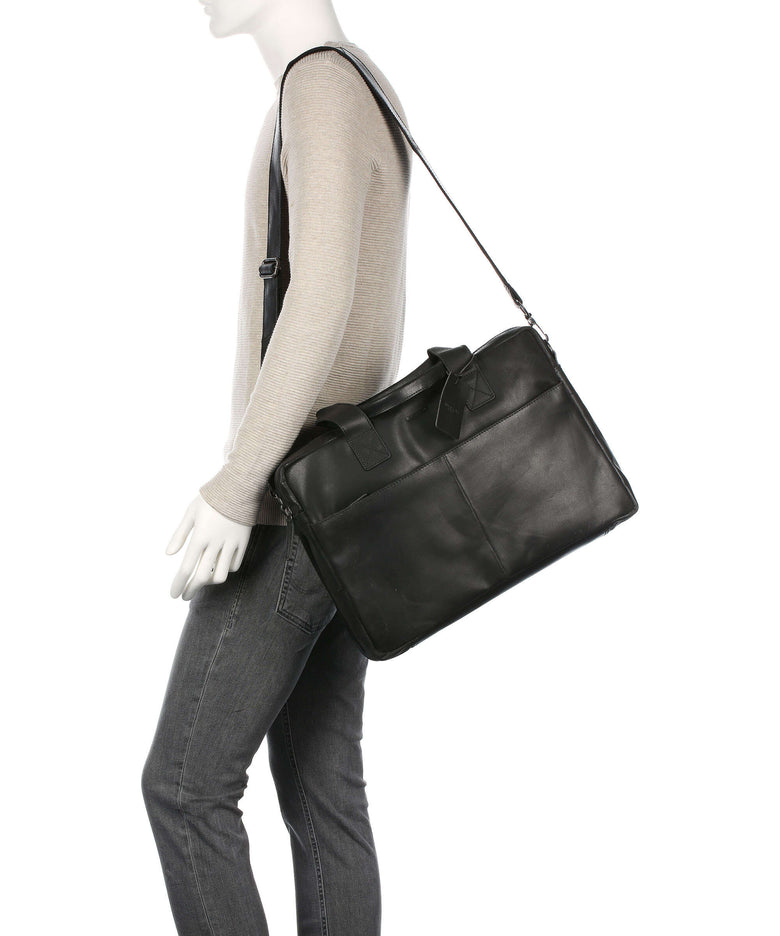 Burkely Vintage Jesse Briefcase black