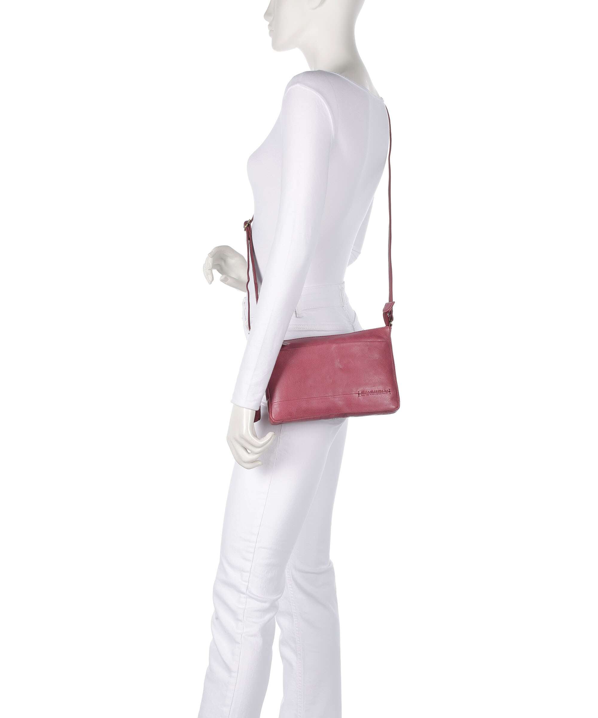 Burkely Natural Norah Crossbody bag poppy pink